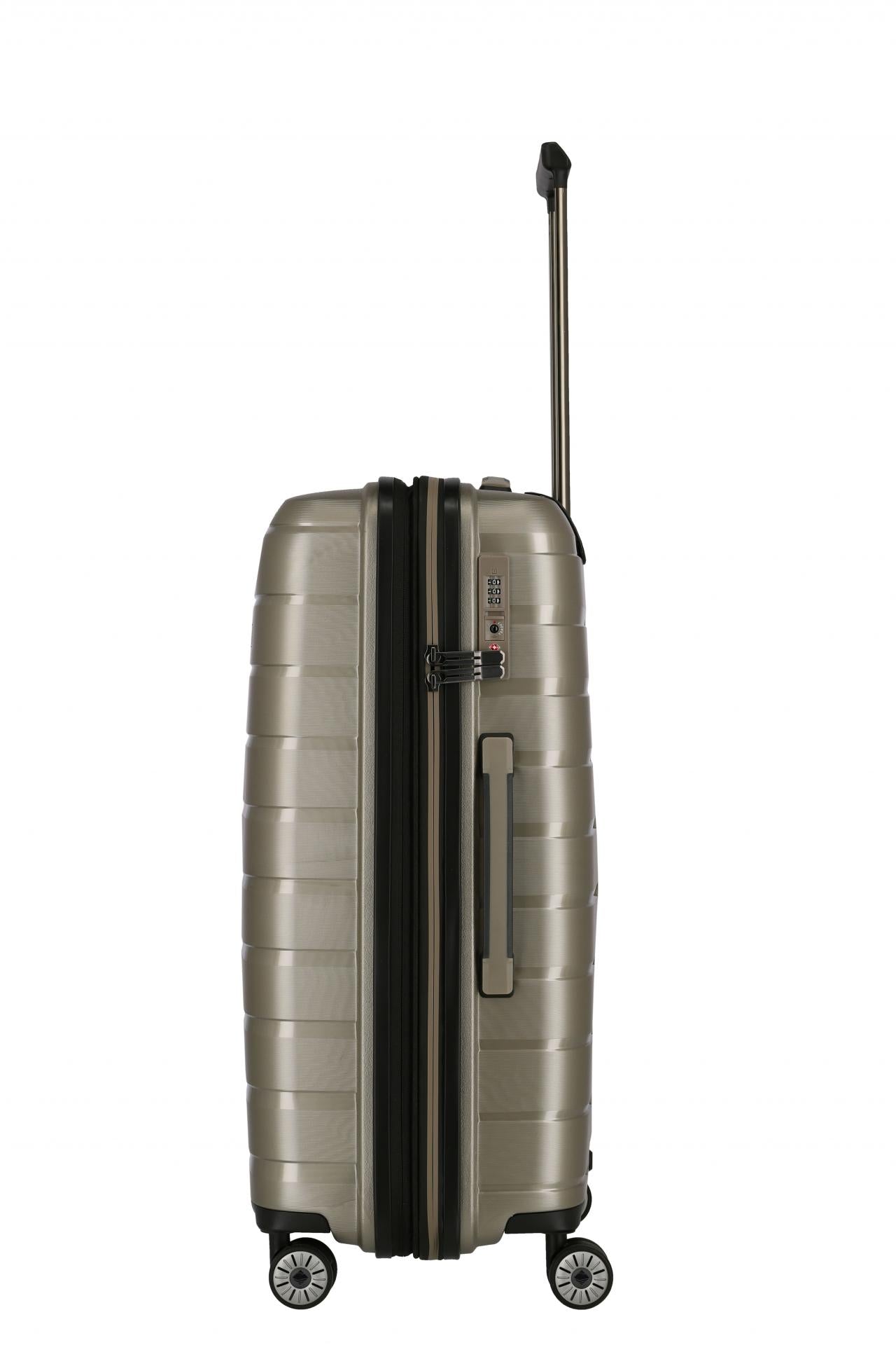 Travelite AIR BASE Trolley M 67cm Champagner
