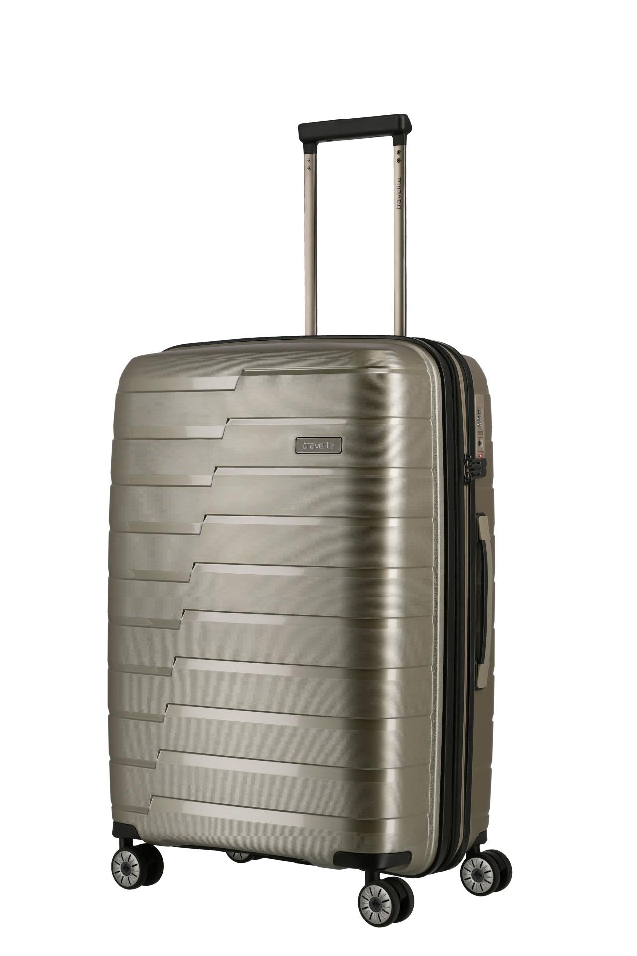 Travelite AIR BASE Trolley M 67cm Champagner