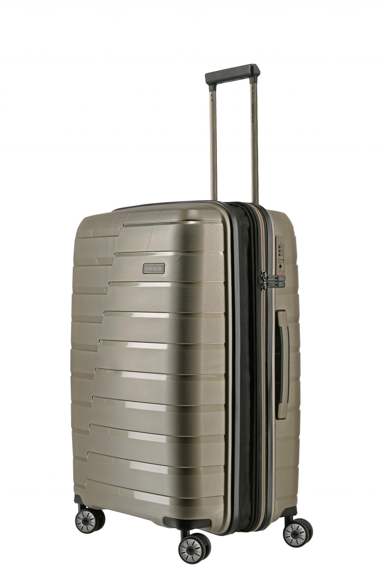 Travelite AIR BASE Trolley M 67cm Champagner