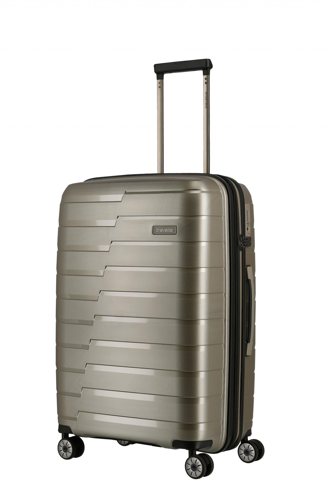 Travelite AIR BASE Trolley M 67cm Champagner