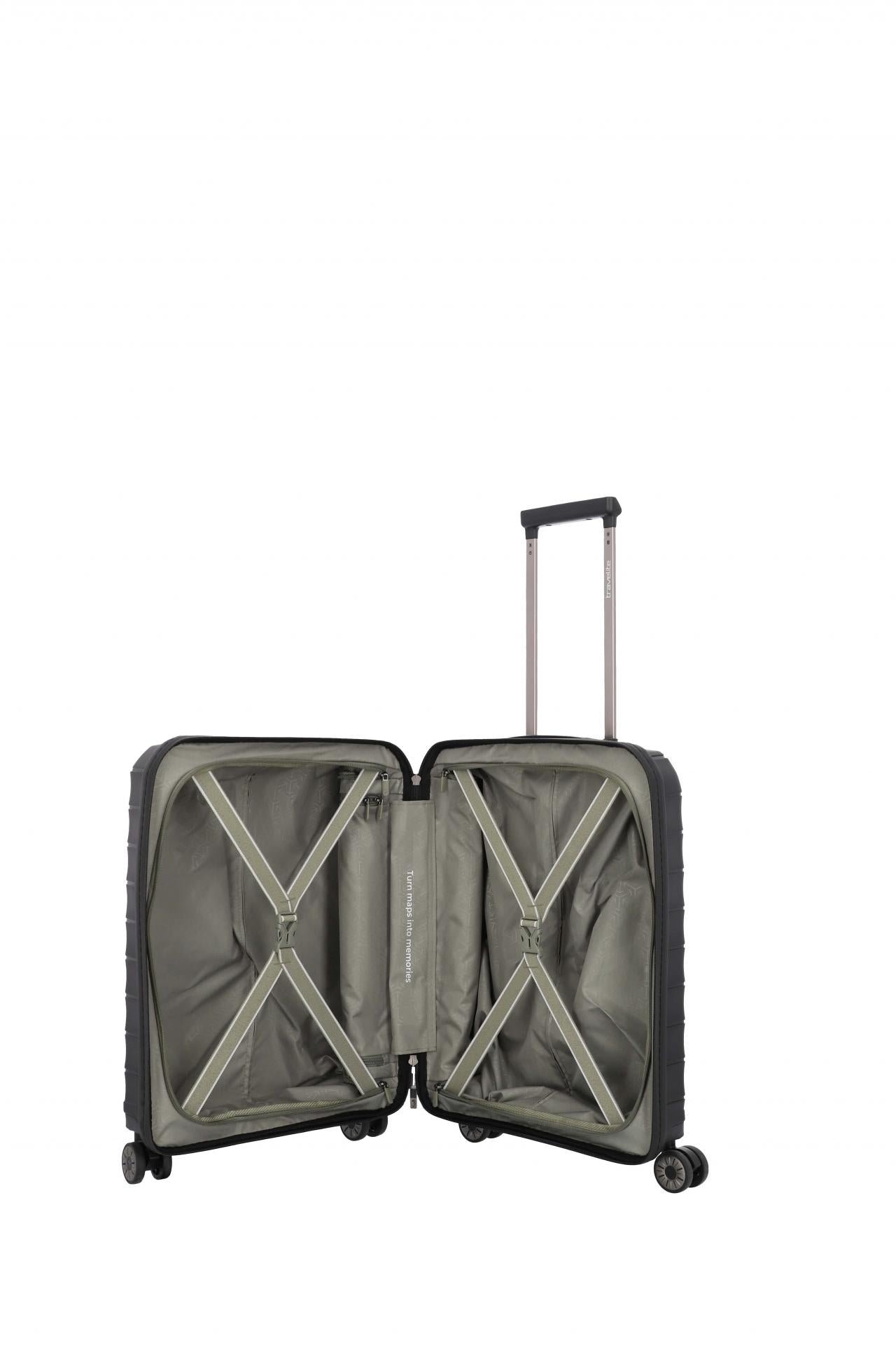 Travelite MOOBY Hartschalenkoffer S 55cm Schwarz
