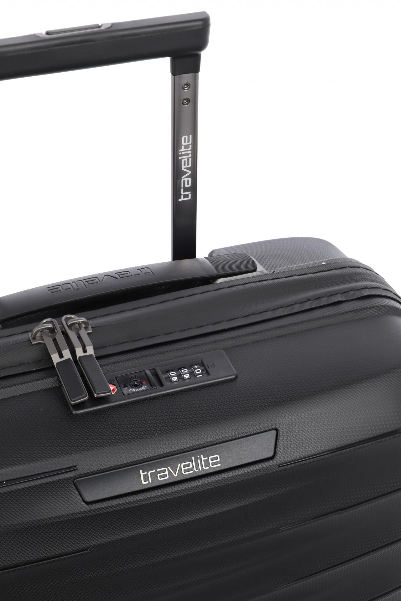 Travelite MOOBY Hartschalenkoffer S 55cm Schwarz