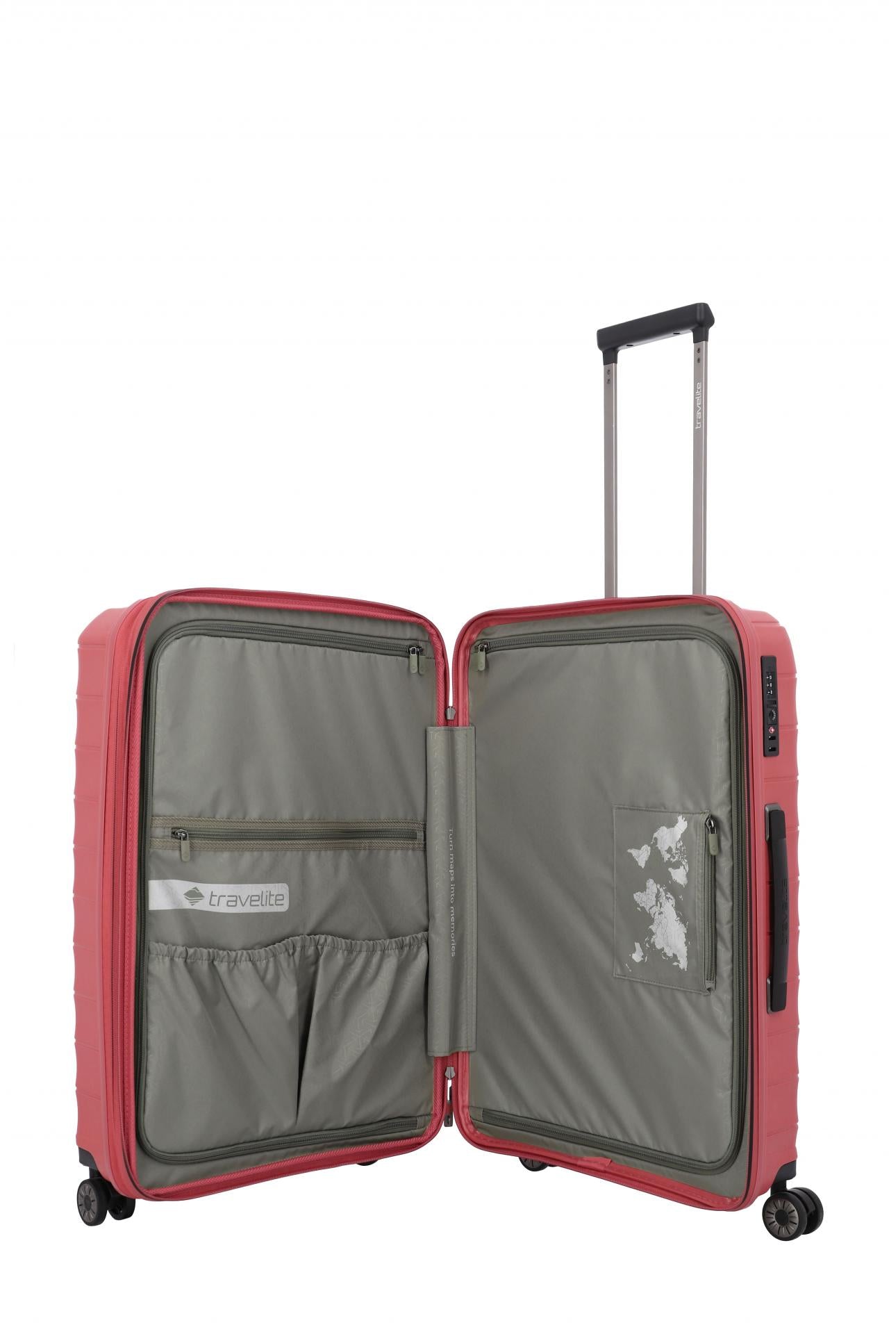 Travelite MOOBY Hartschalenkoffer L 77cm Rot