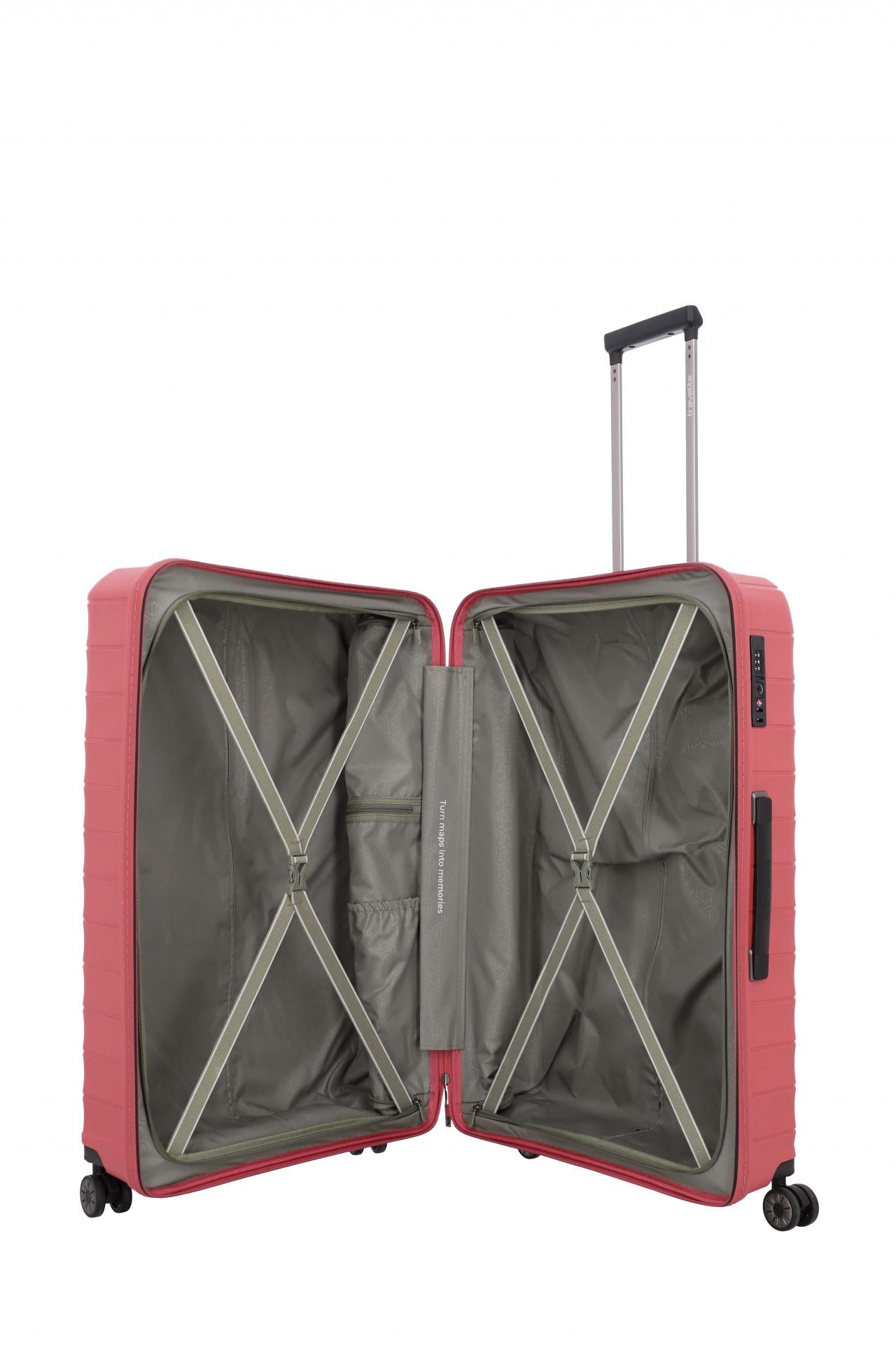 Travelite MOOBY Hartschalenkoffer L 77cm Rot