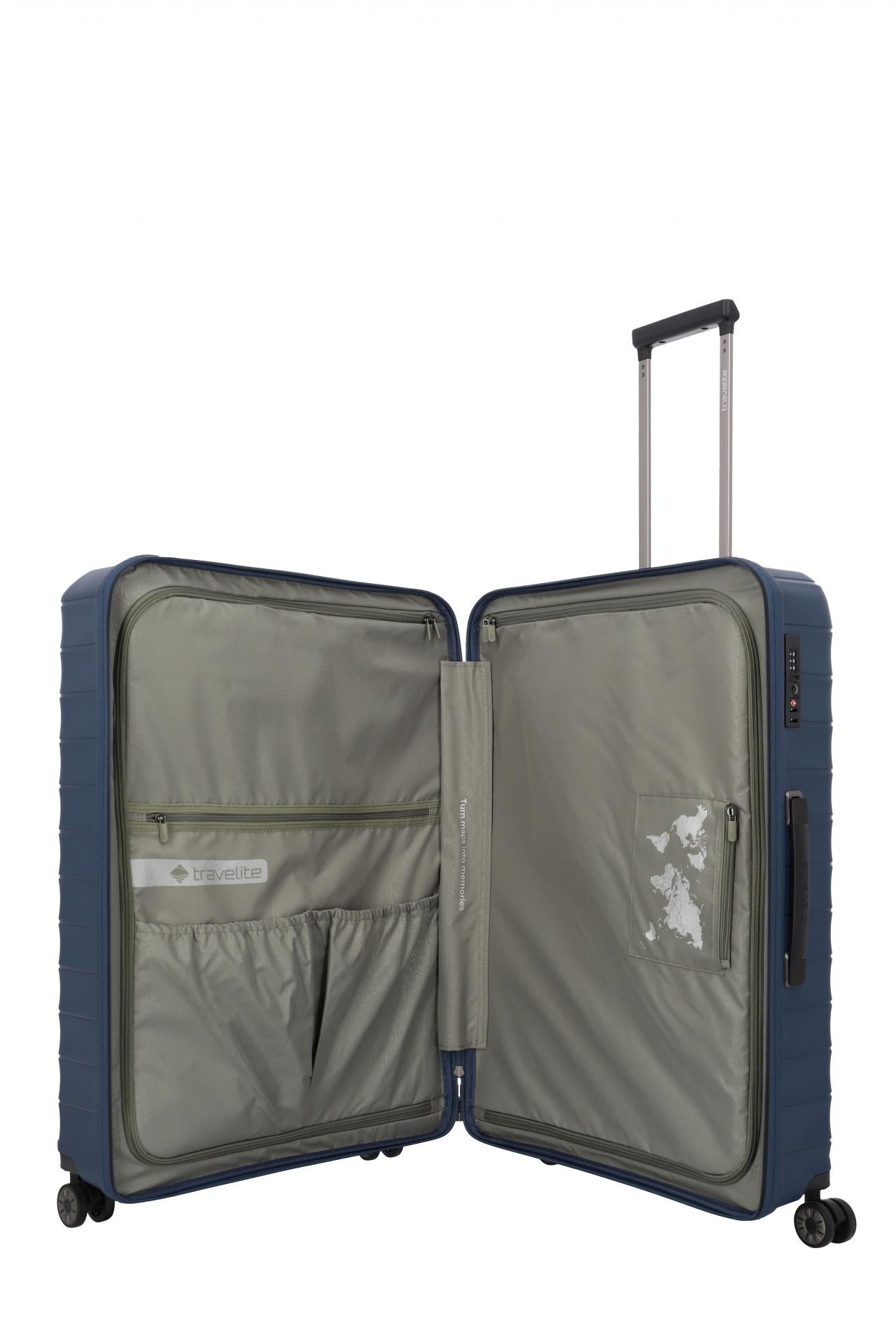 Travelite MOOBY Hartschalenkoffer L 77cm Marine