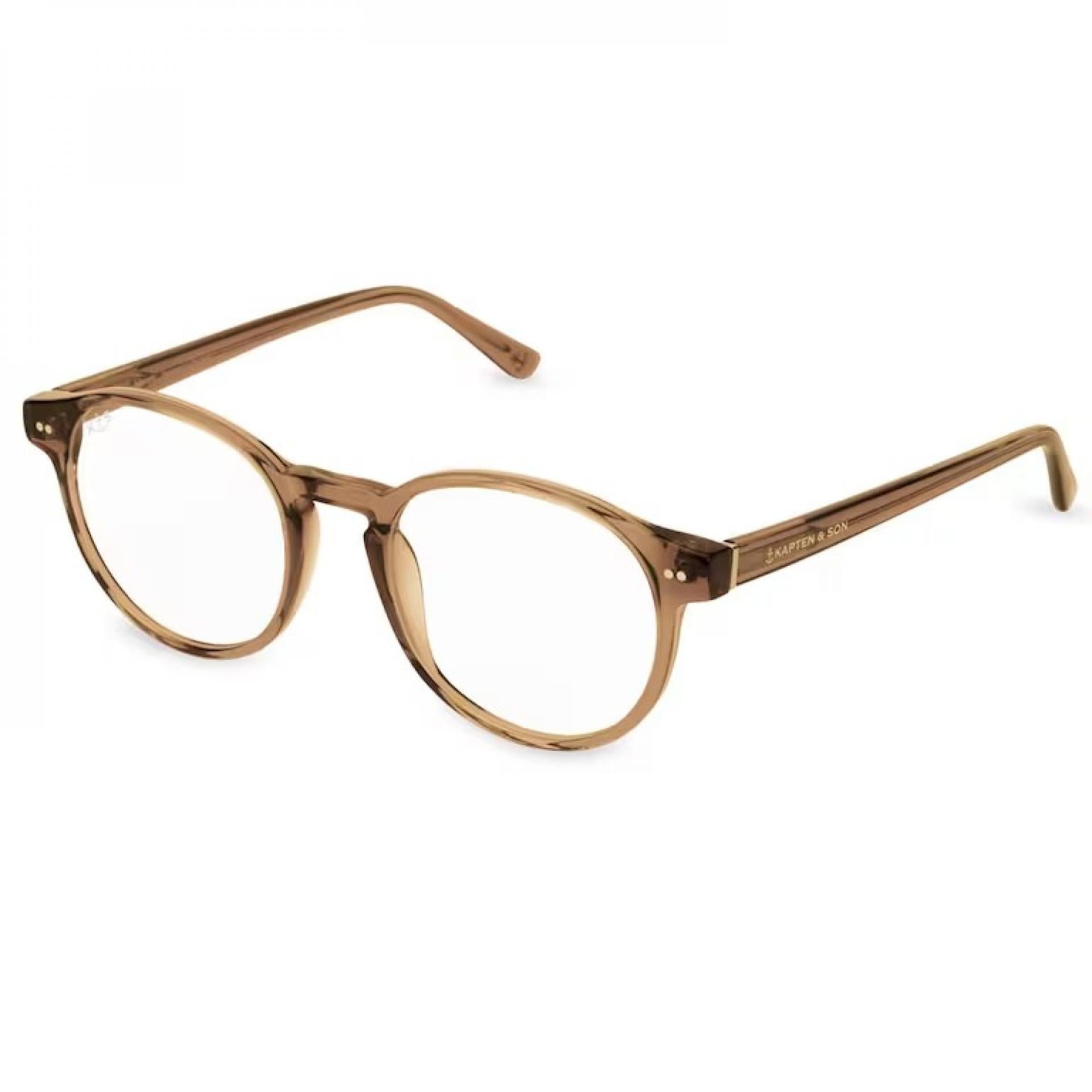 Kapten & Son Sonnenbrille Marais Large - Farbe: Transparent Caramel