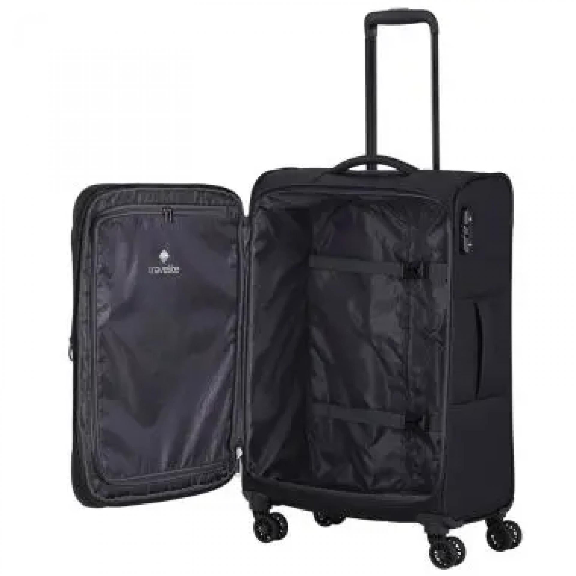Travelite CHIOS Trolley M 67cm Schwarz