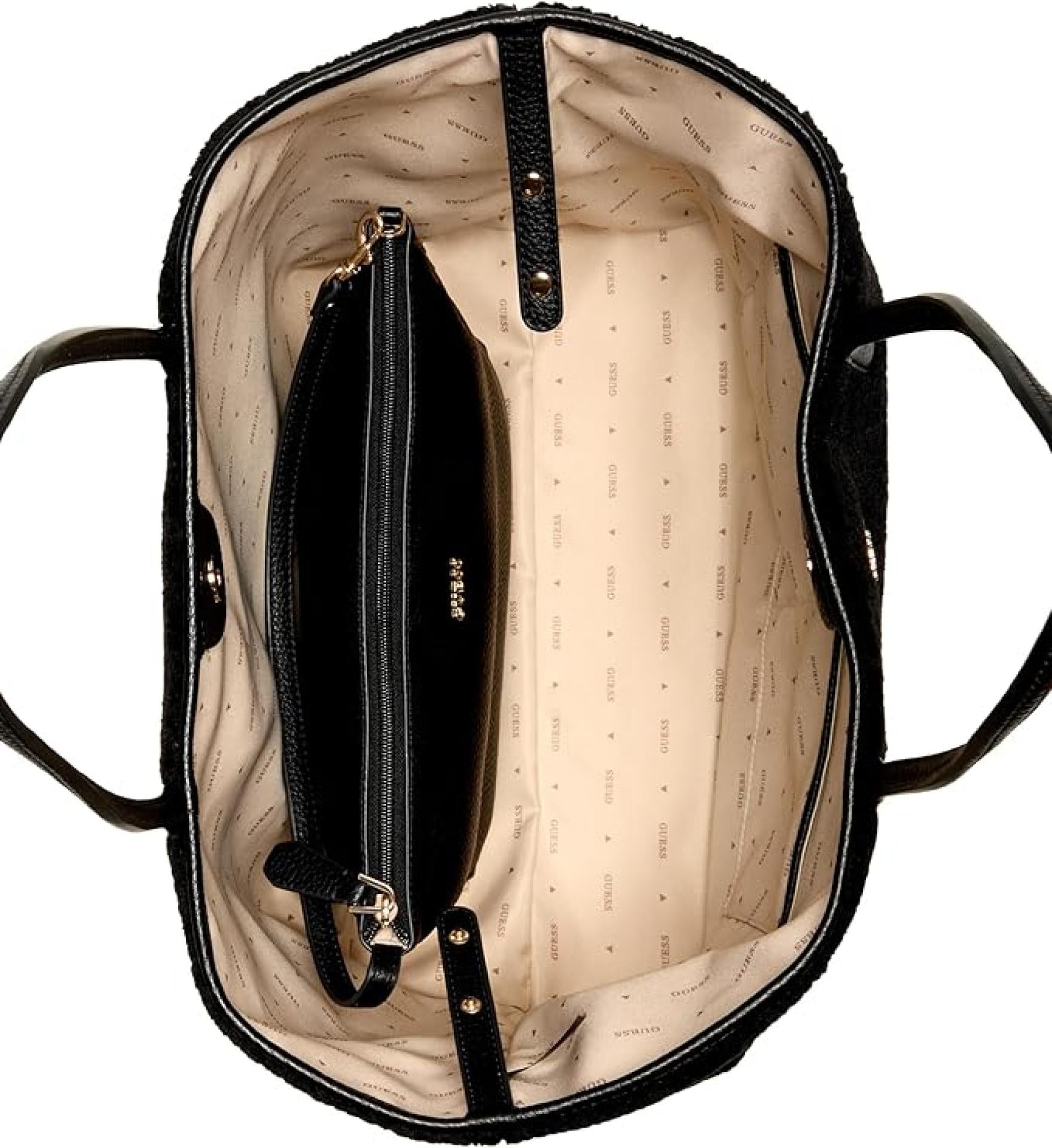 Guess VICTTORIA LARGE 2 IN 1 TOTE Black 