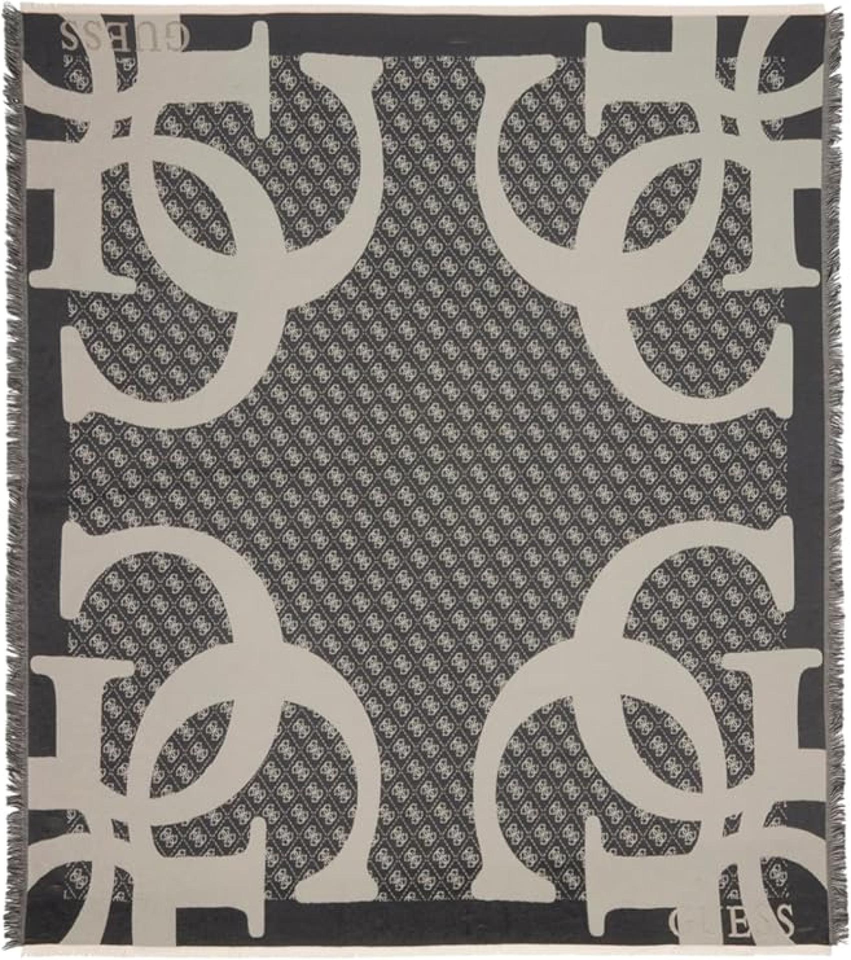 Guess Schal JACQUARD KEFIAH 135X135 Black