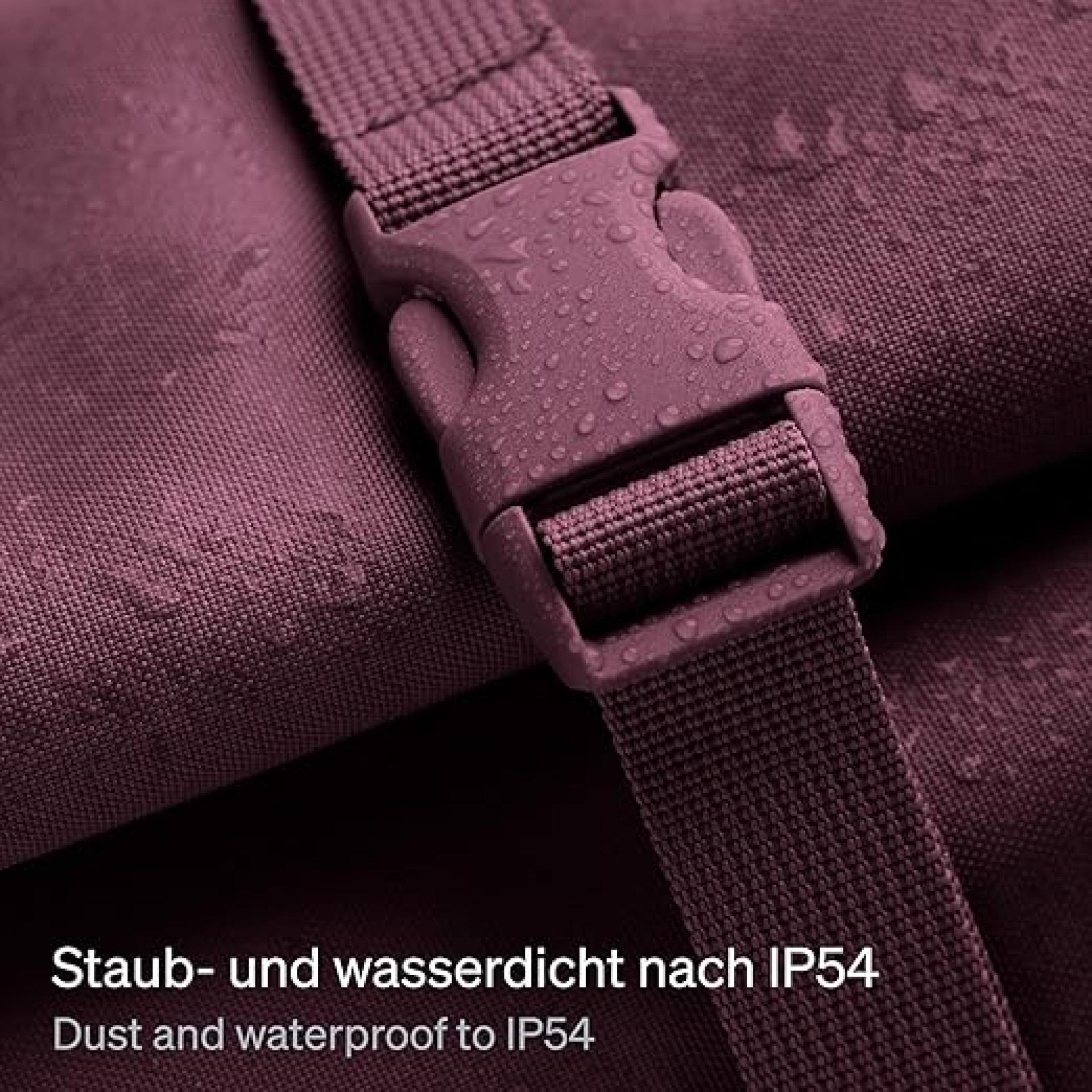 GOT BAG Rucksack Rolltop 2.0 | Laptop Rucksack wasserdicht mit Herausnehmbarer 15,6 Laptoptasche | 31 Liter Füllvolumen Rollrucksack kraken bordeaux