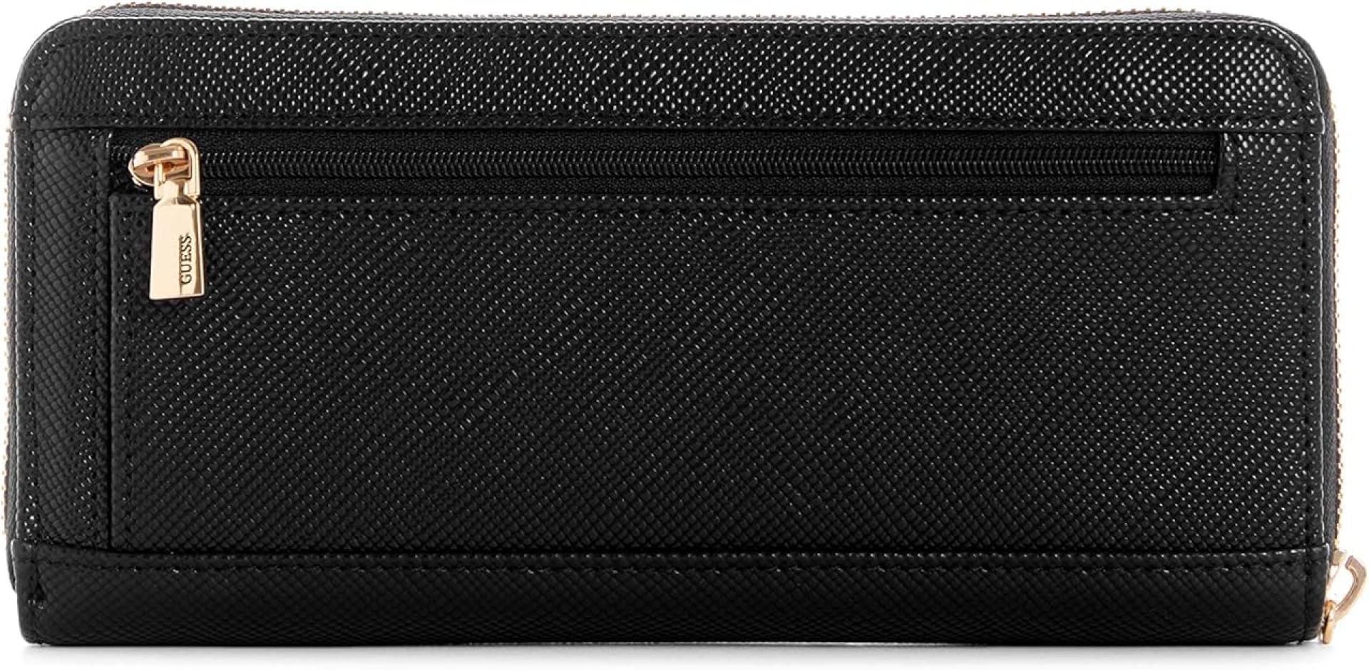 GUESS GELDBÖRSE LAUREL SLG LARGE ZIP AROUND: Variante - schwarz