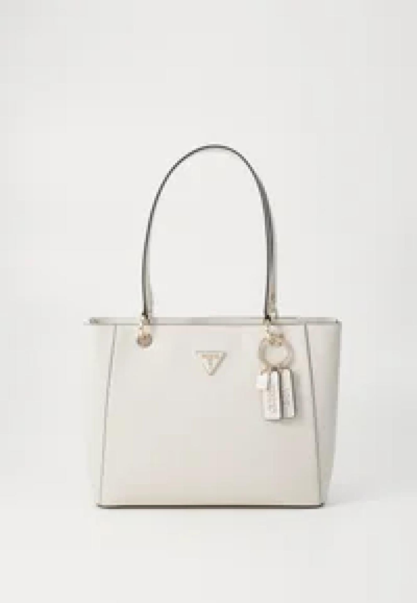 GUESS NOELLE II TOTE BONE
