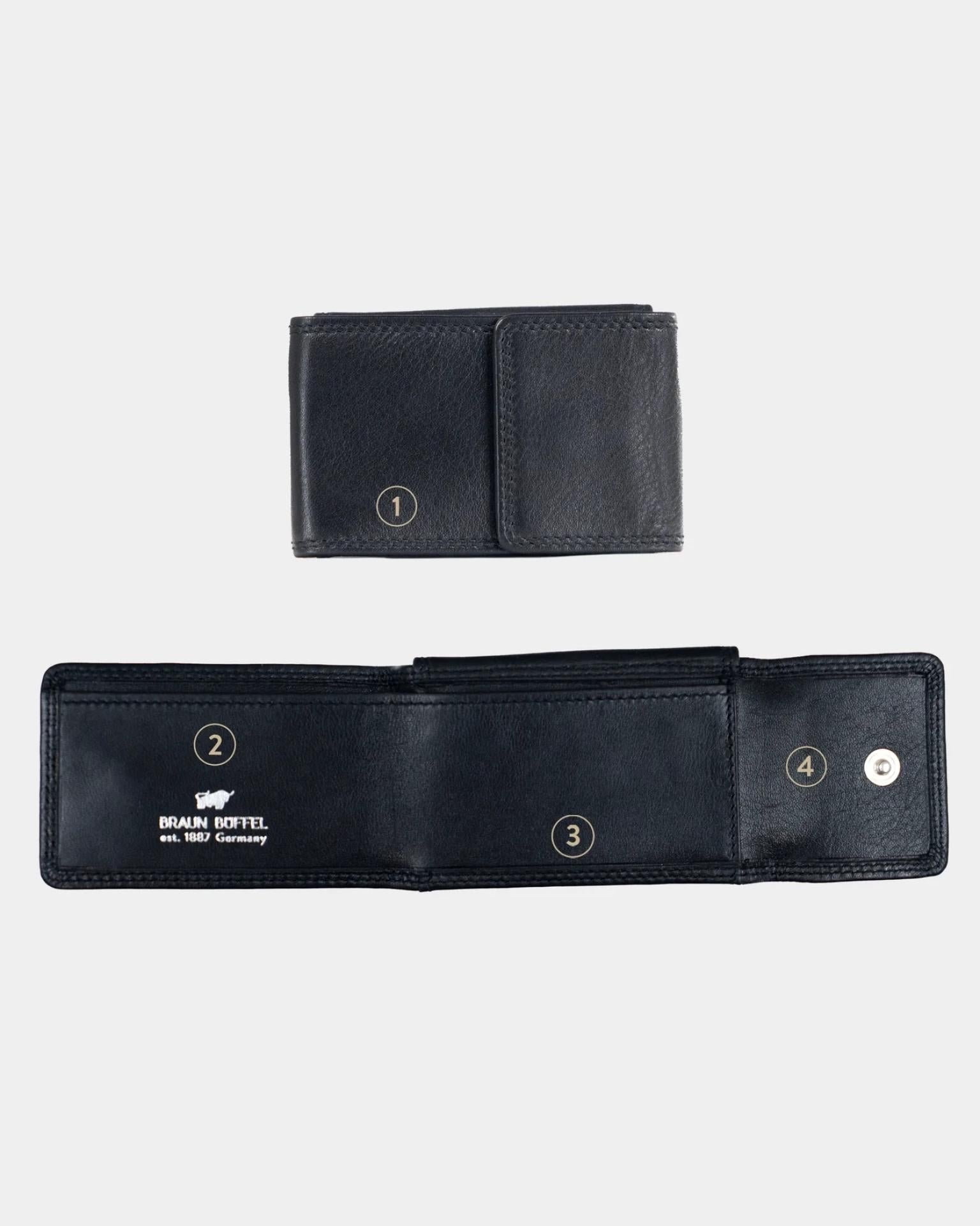 Braun Büffel GOLF 2.0 Geldbörse 9 cm x 5,5 cm x 2 cm XS schwarz
