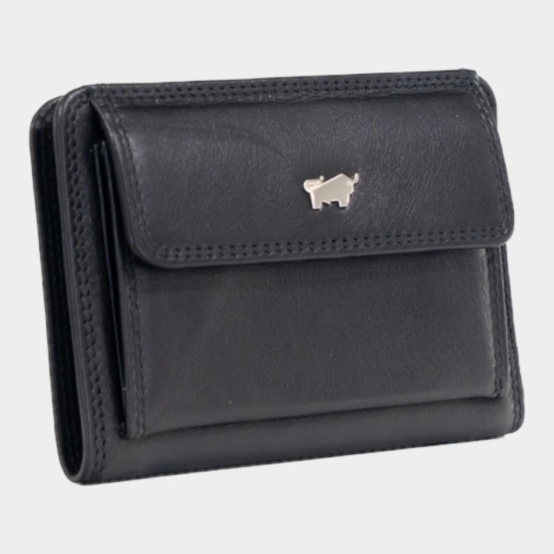 GOLF RFID Geldbörse small 2CS 10,2 cm x 7,5 cm x 2 cm schwarz 