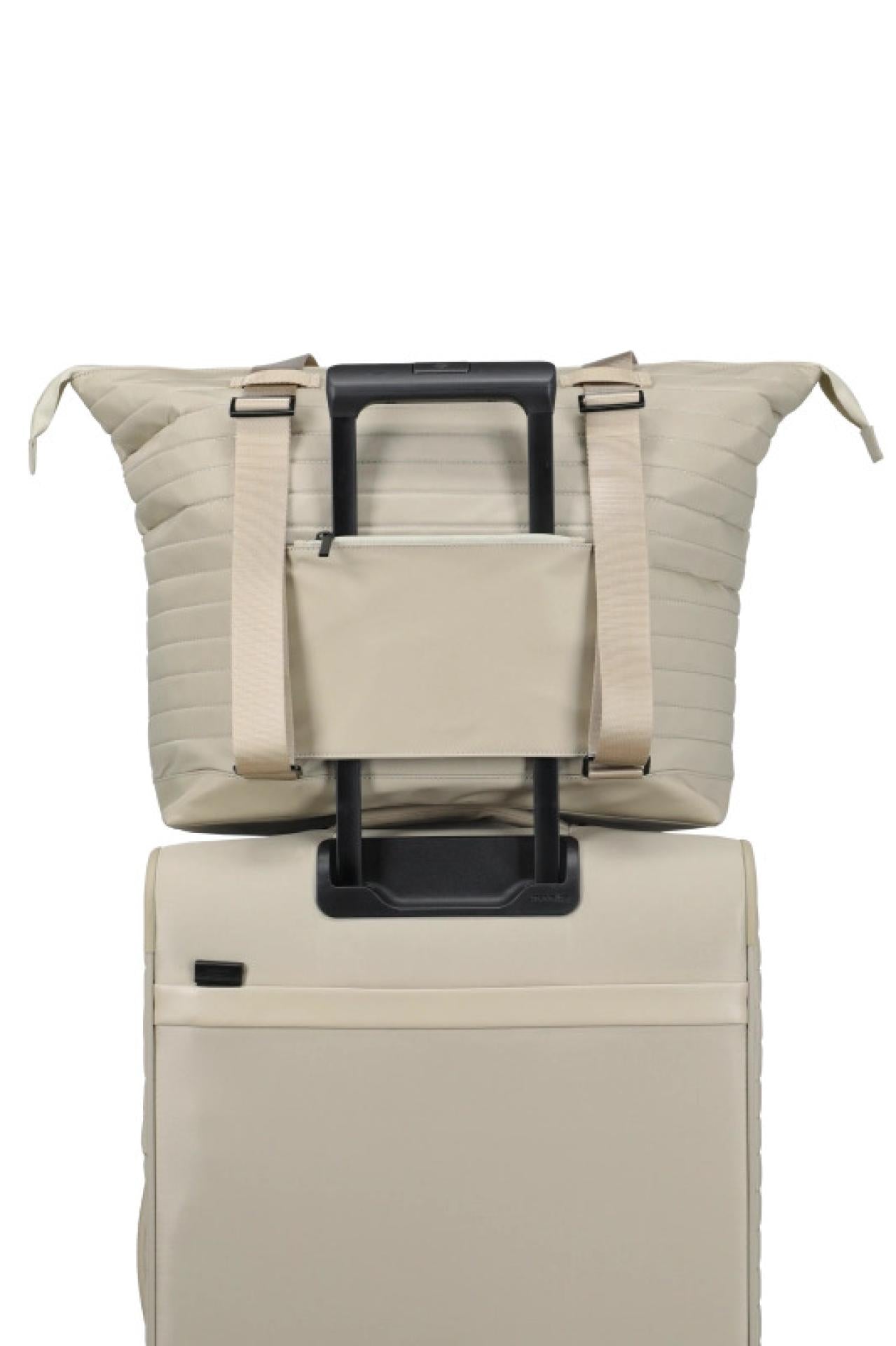 Barbara Stepp 2-in-1 Shopper Satin Nude