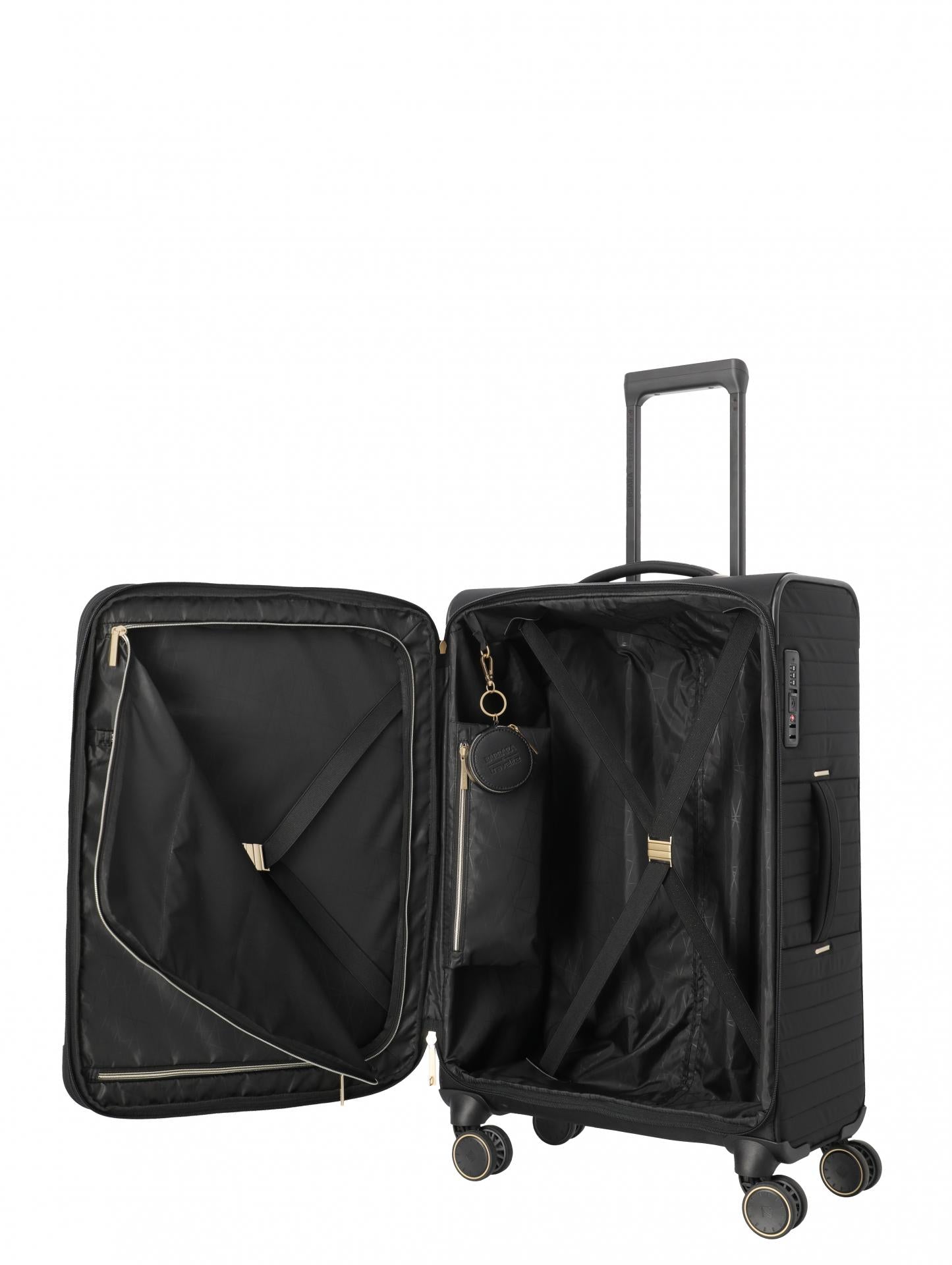 Travelite Trolley BARBARA STEPP Weichgepäckkoffer M Schwarz