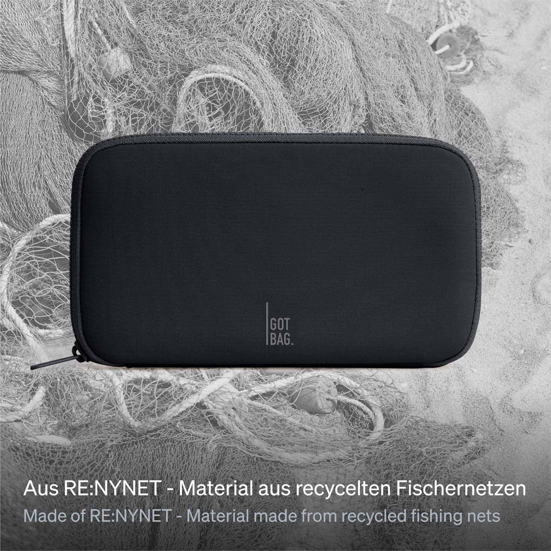 GOT BAG Geldbörse Damen WALLET 02 Portemonnaie mit Münzfach & Platz für Karten oyster 