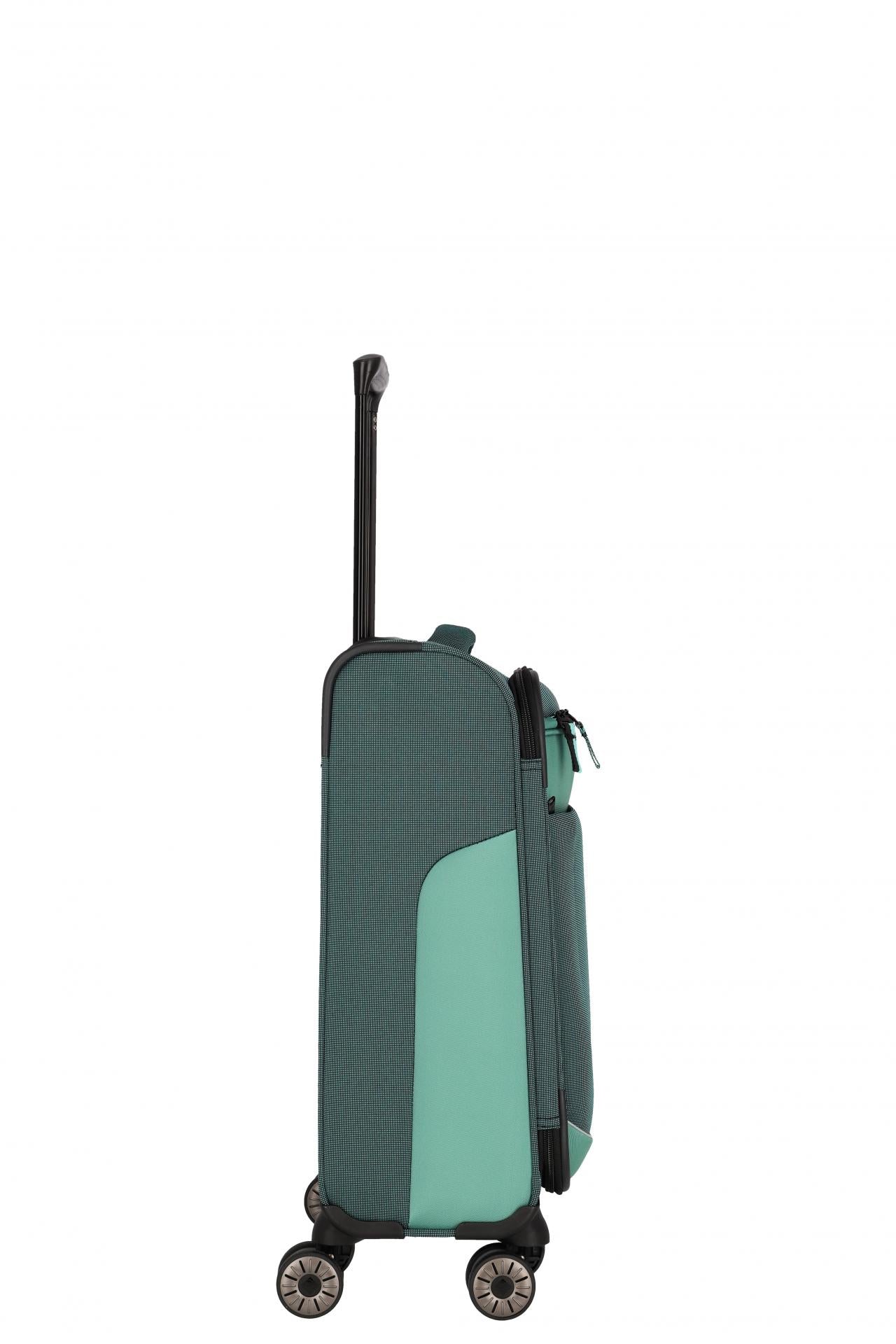 Travelite VIIA S 55cm Weicher Trolley Koffer, Eukalyptus