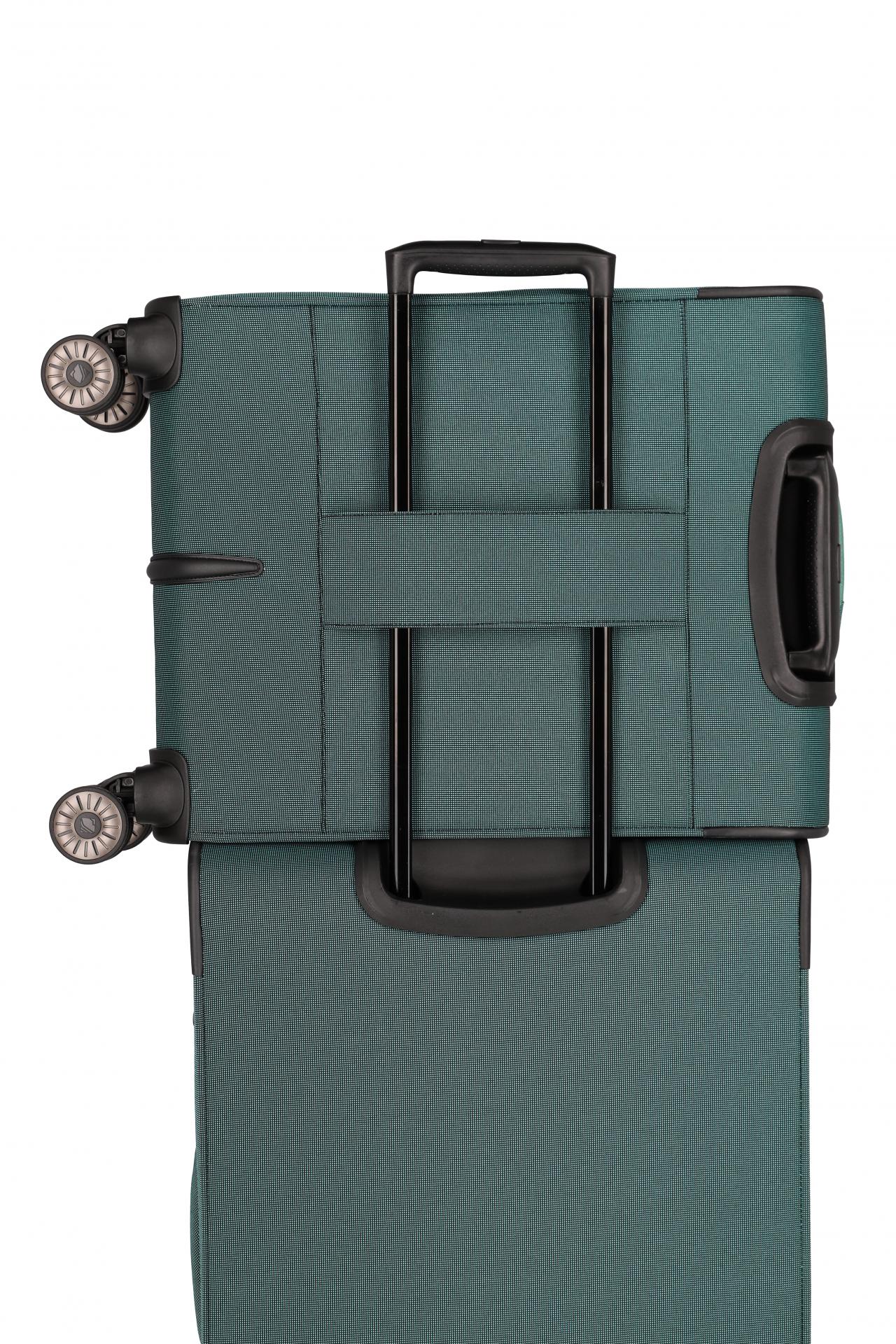 Travelite VIIA S 55cm Weicher Trolley Koffer, Eukalyptus