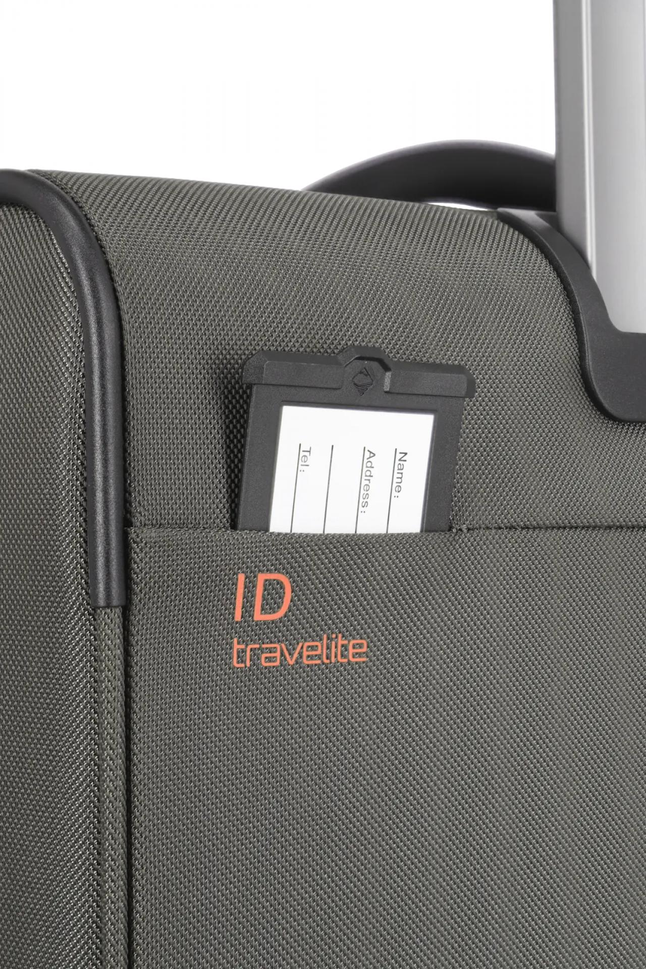 Travelite Koffer CROSSLITE 5.0 4w Trolley L Oliv