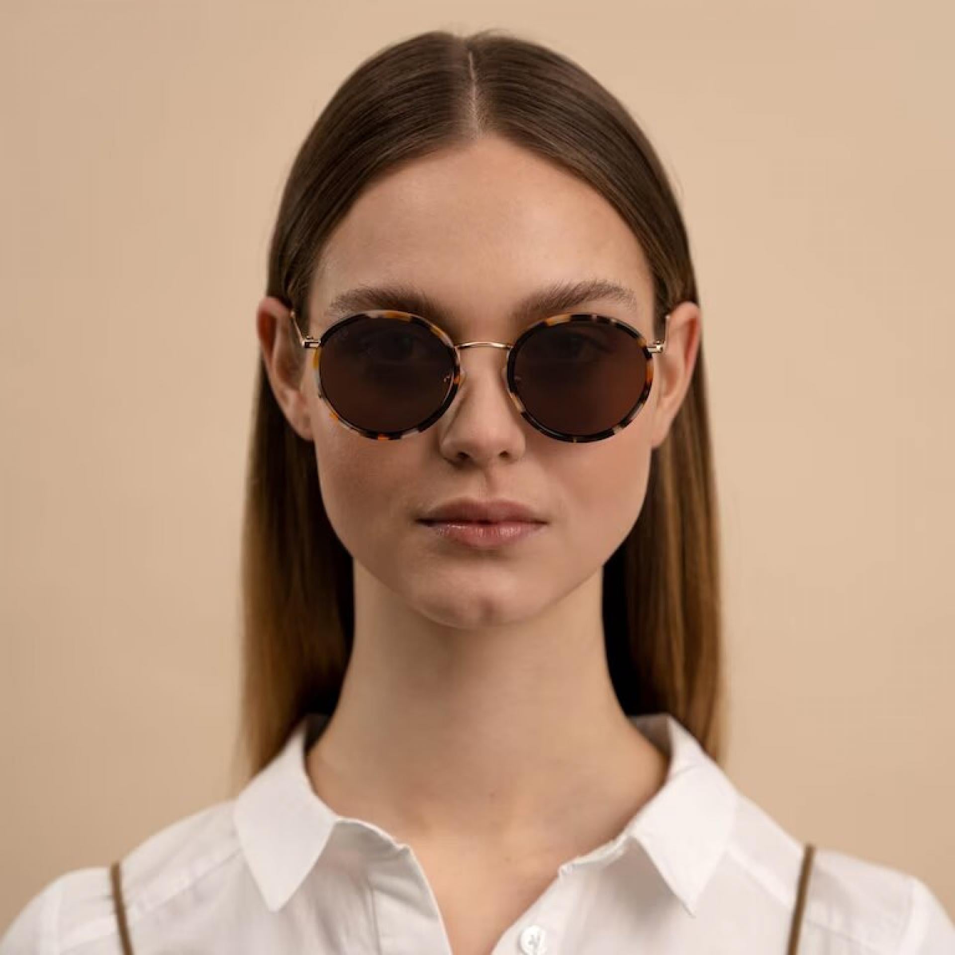 Kapten & Son Sonnenbrille Amsterdam Desert Speckled Brown