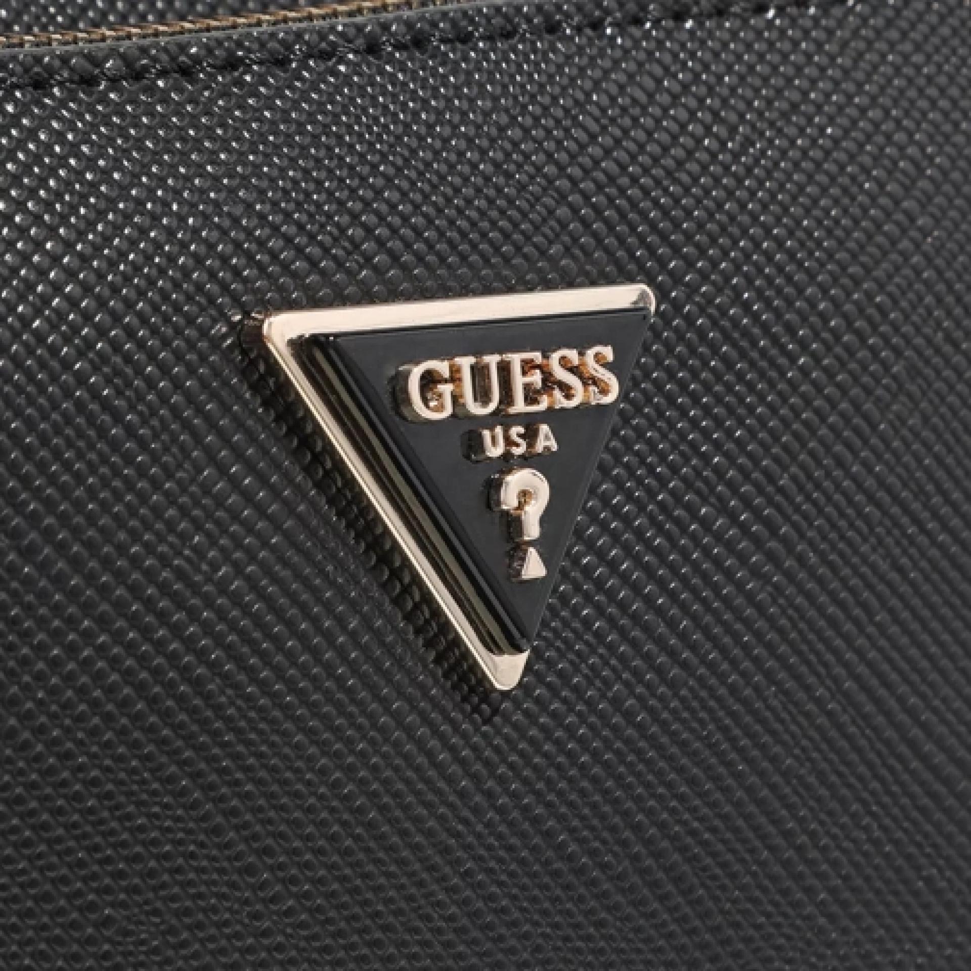 GUESS TASCHE NOELLE DBL POUCH CROSSBODY, Variante: schwarz