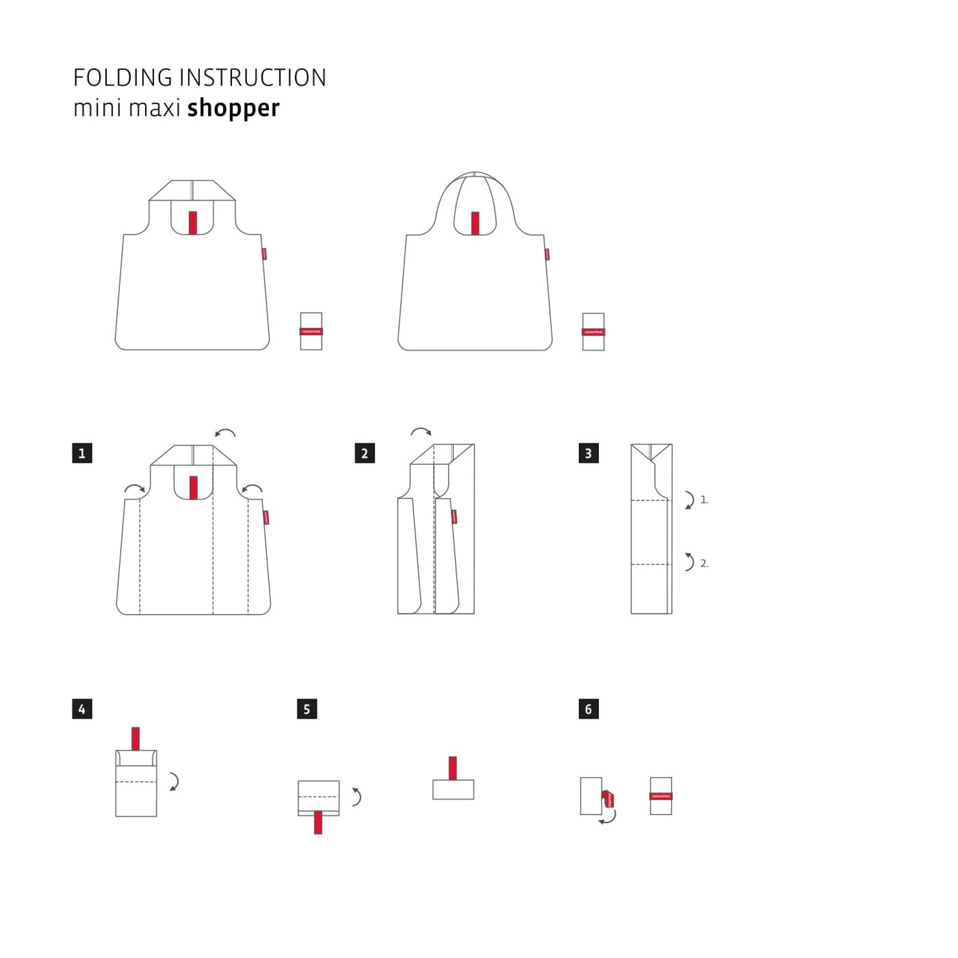 Reisenthel Einkaufstasche Mini Maxi Shopper Schwarz