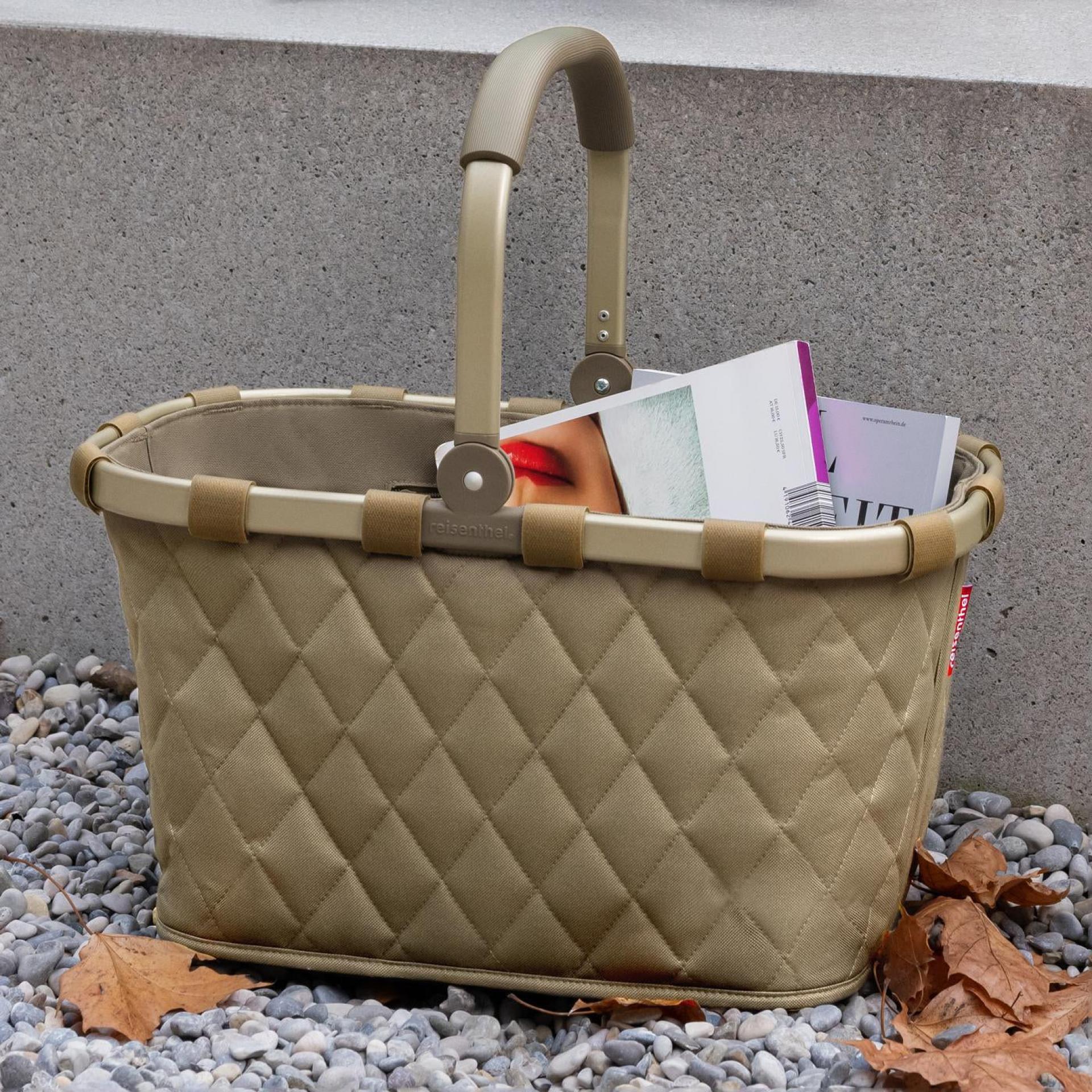 Reisenthel Einkaufskorb Carrybag - Variante: frame rhombus olive