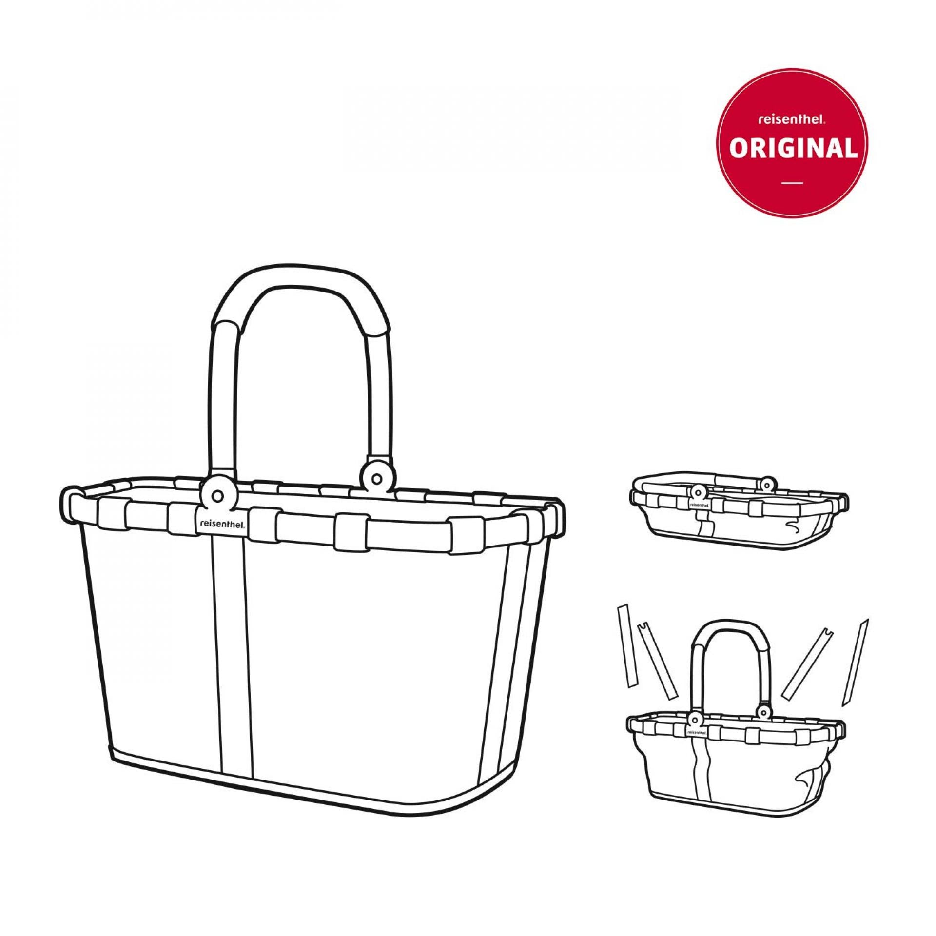 Reisenthel Einkaufskorb Carrybag - Variante:  Herringbone Grey