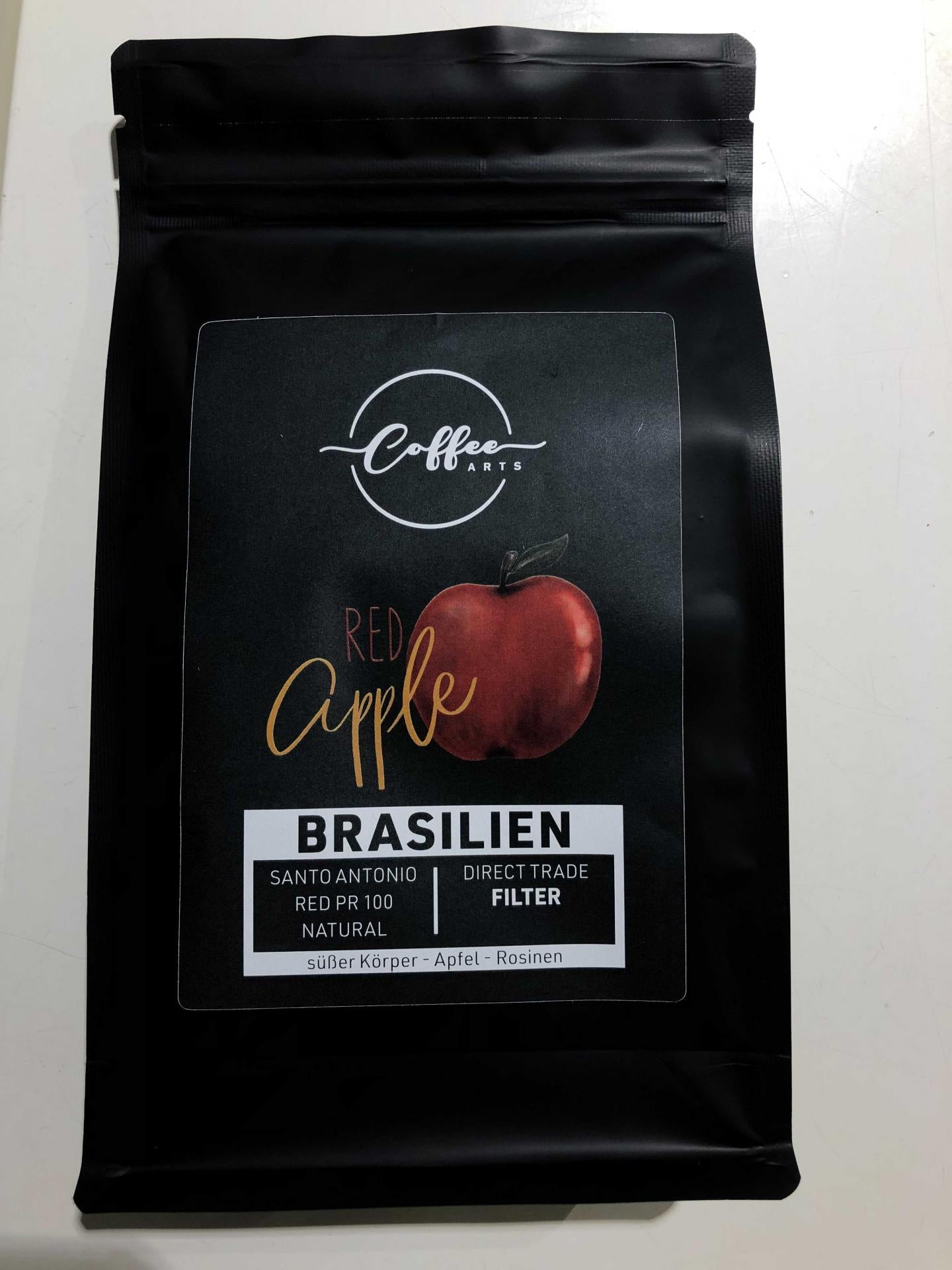 Coffee Arts Kaffeebohnen Braslien Red Apple