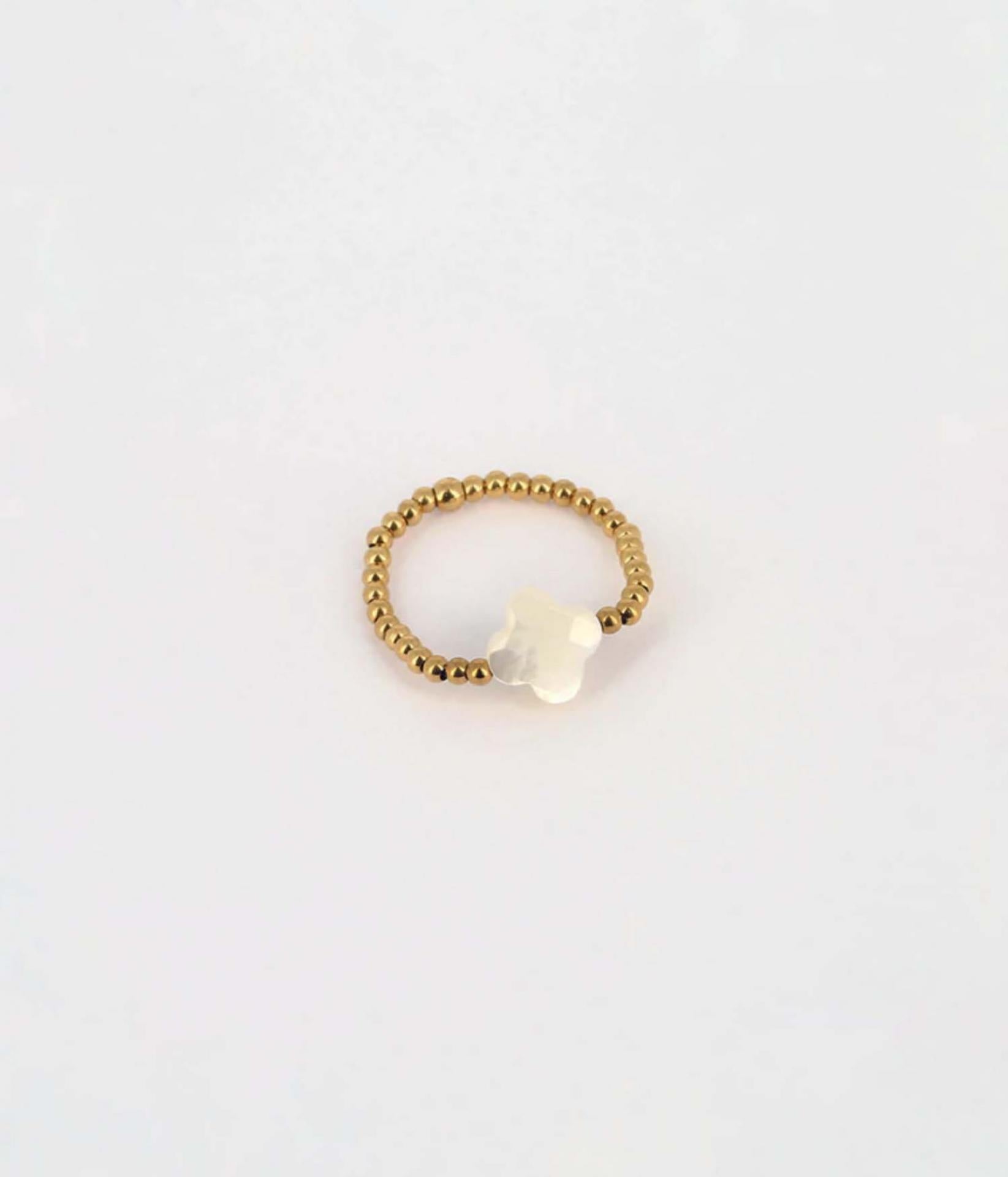 Zag Bijoux Ring Velasquez Perlmutt/Gold