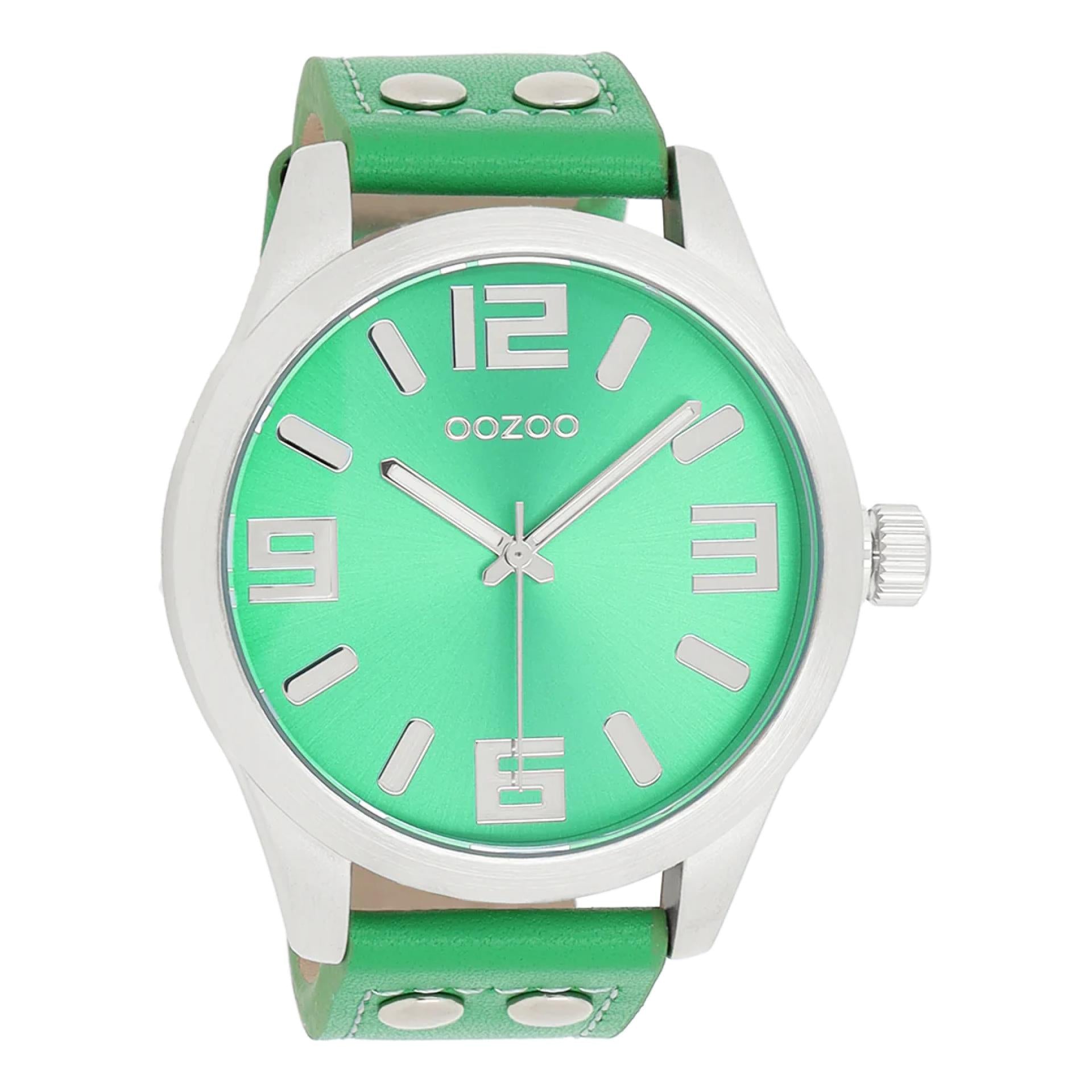 Oozoo Timepieces COLLECTION Grün Silber