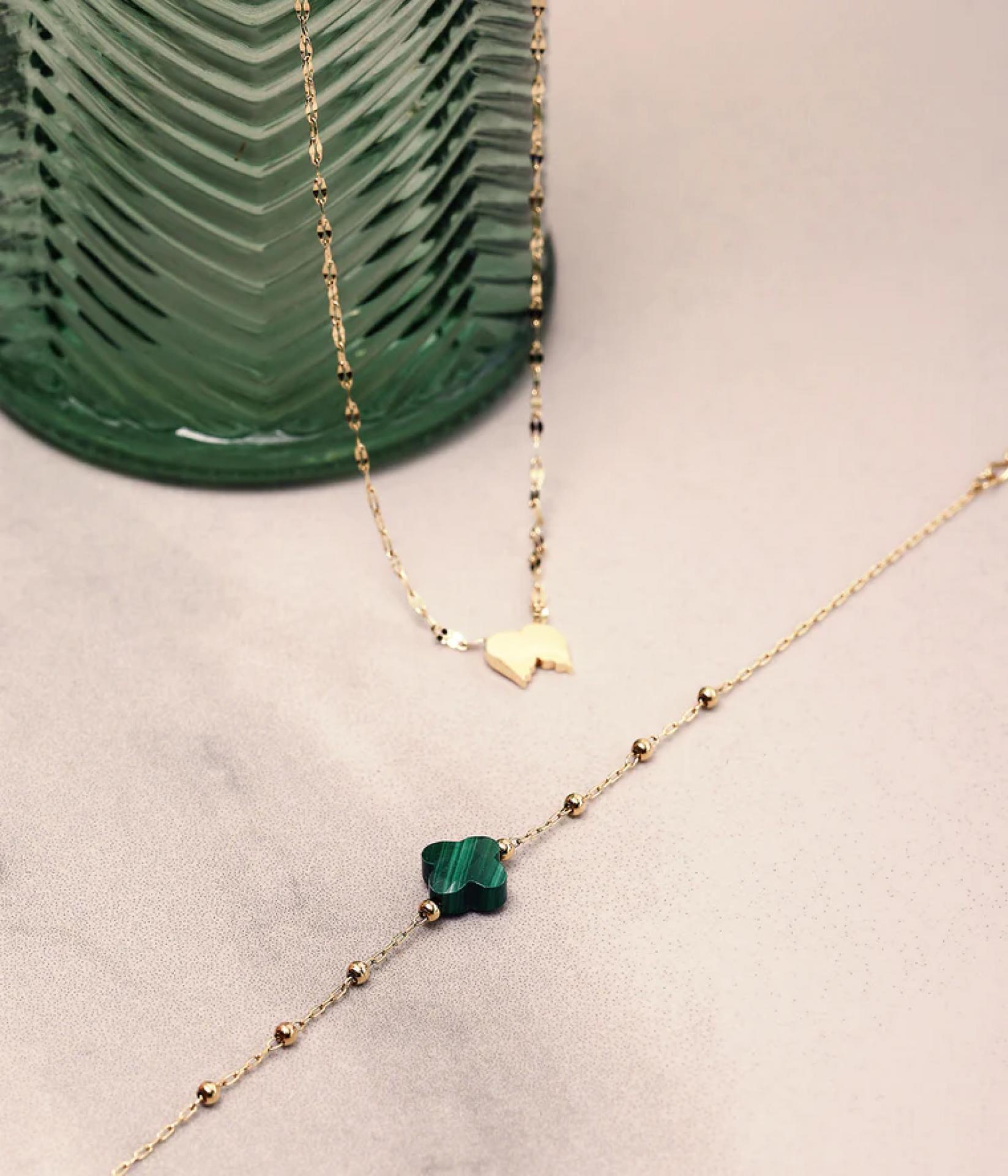Zag Bijoux NECKLACE SHORT STEEL Nacre grise 38+5cm - Variante: gold/grau