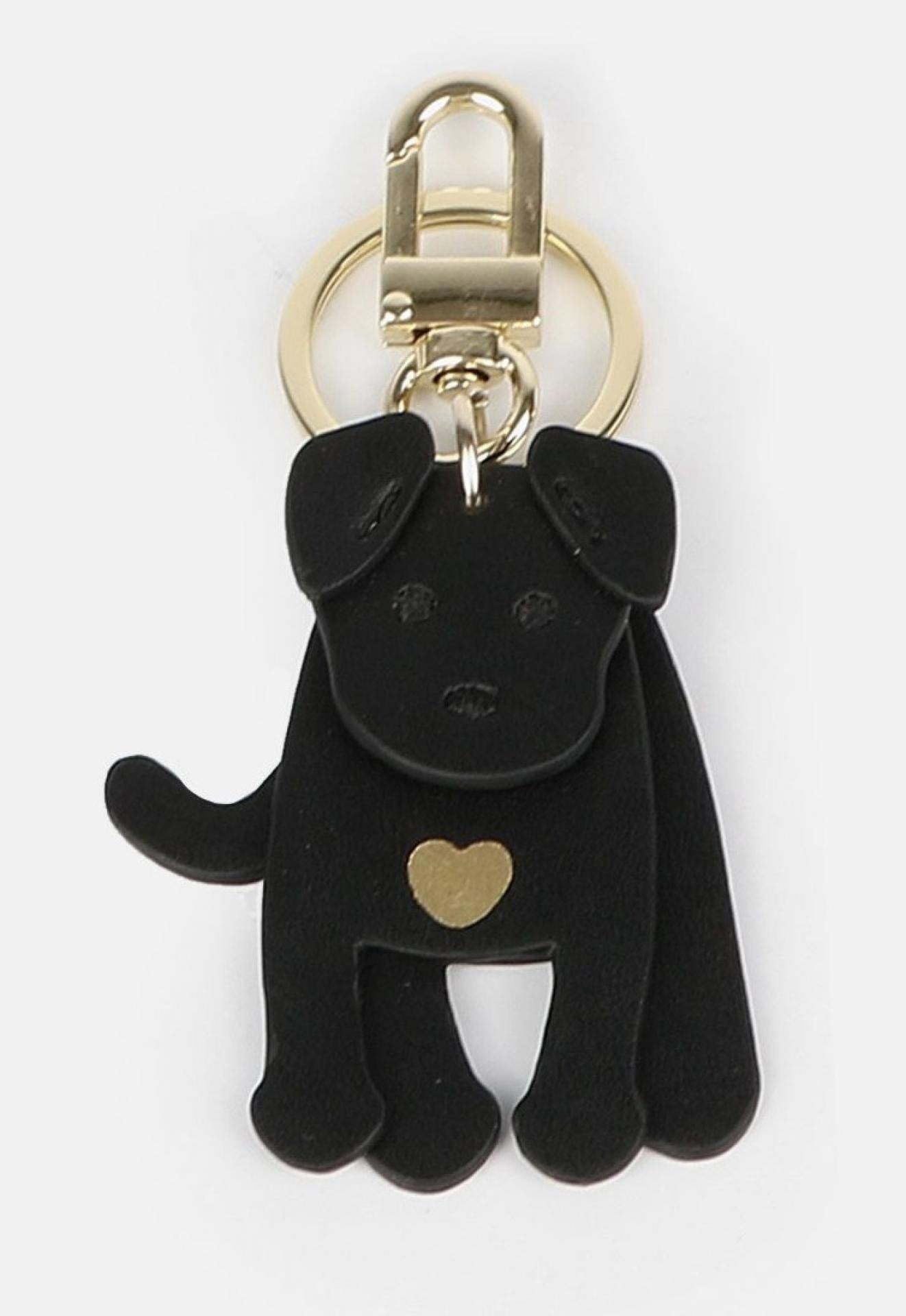 Seidenfelt Schlüsselanhänger My Dog black