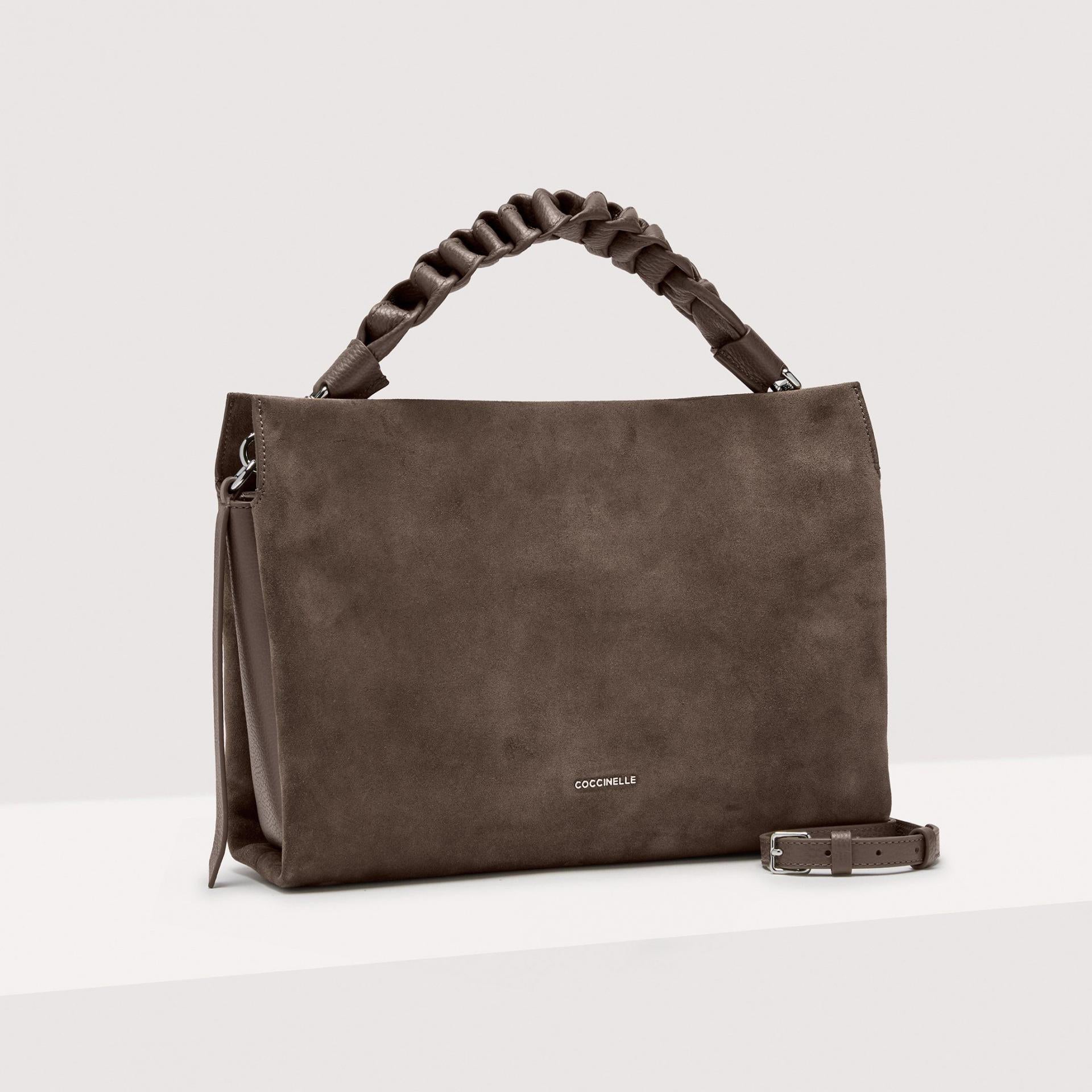 Coccinelle Bags BOHEME SUEDE BIMATERIAL Wildleder Handtasche - Variante: COFFEE