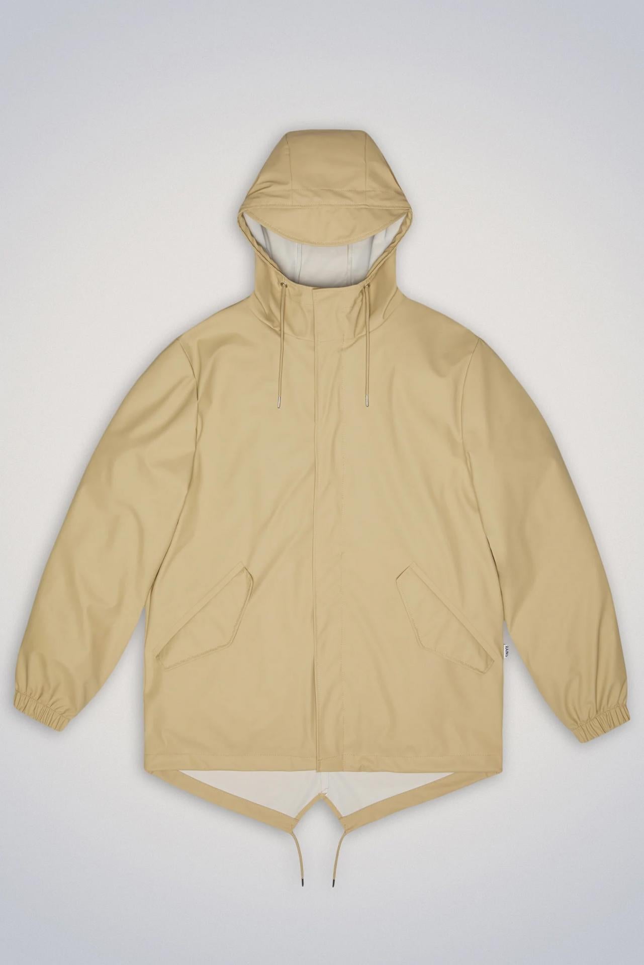 Rains Jacke Fishtail Jacket W3 - Variante: Sand - Größe: XXL