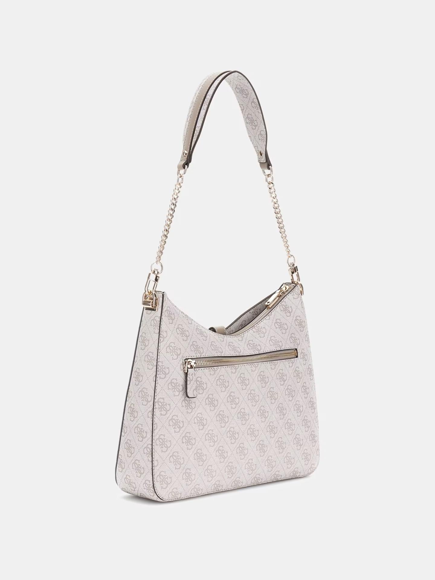 Guess Henkeltasche Zamira 4G-Logo Grau