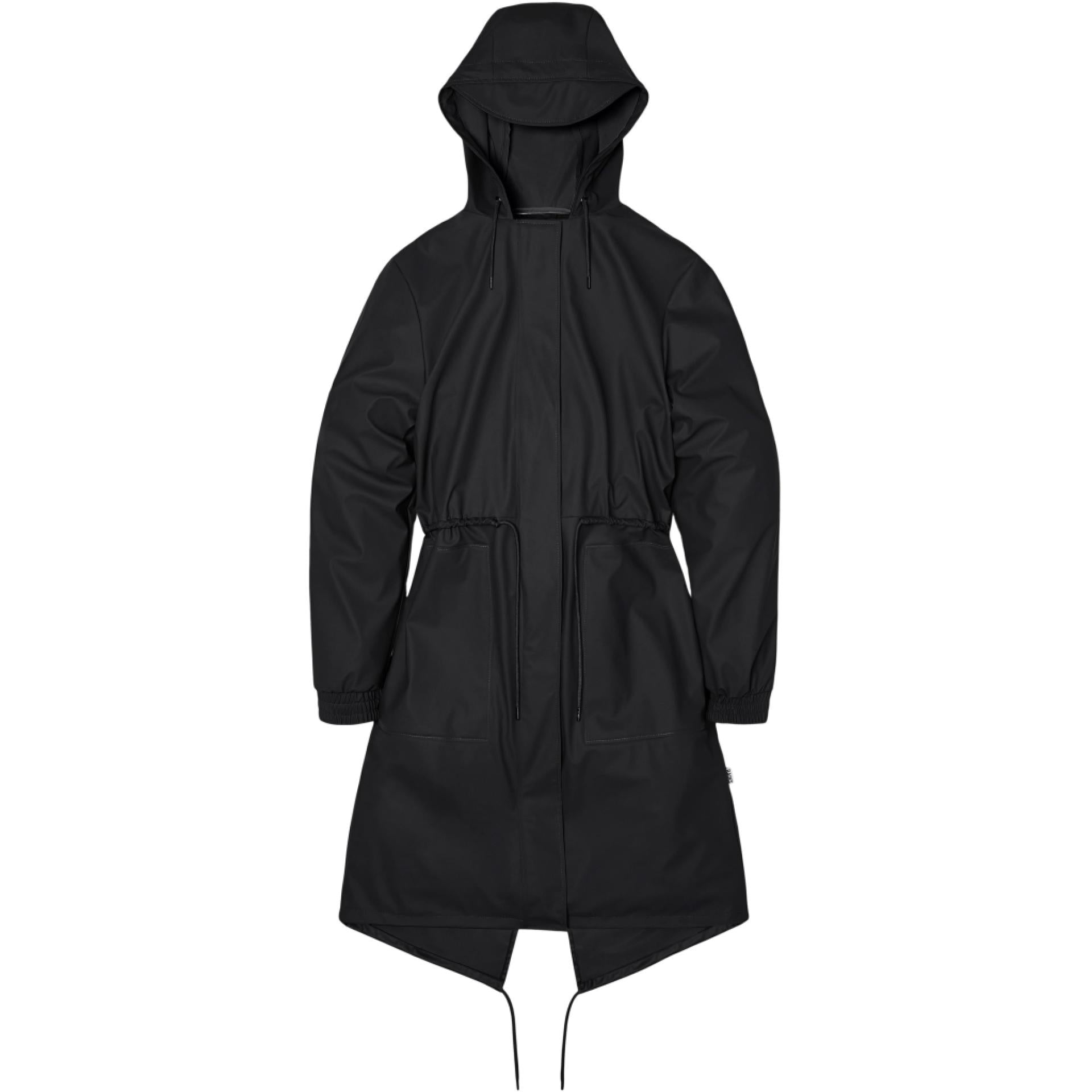 Rains String Parka 01 Black S