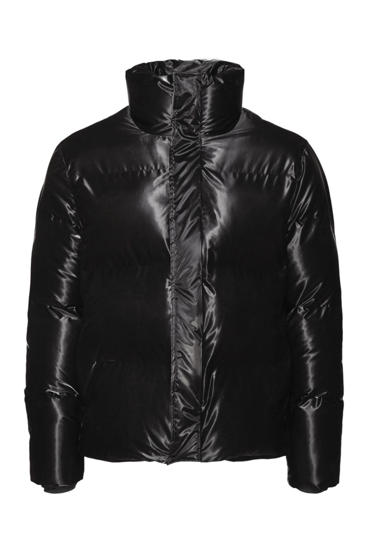 Rains Winterjacke Boxy Puffer Jacket S/M Velvet Black