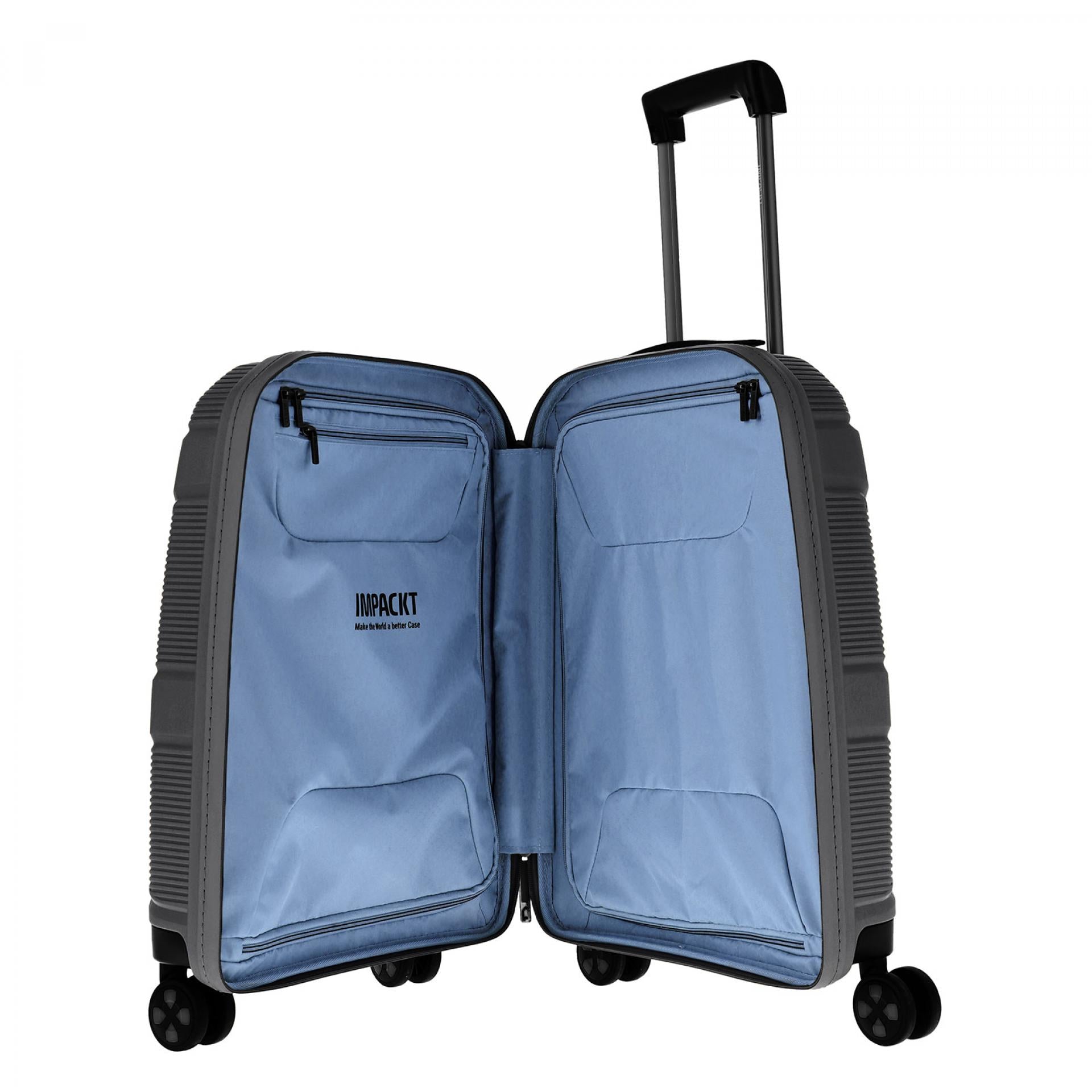 Travelite IMPACKT IP1 Hartschalenkoffer - Größe: S - Variante: Iron Grey