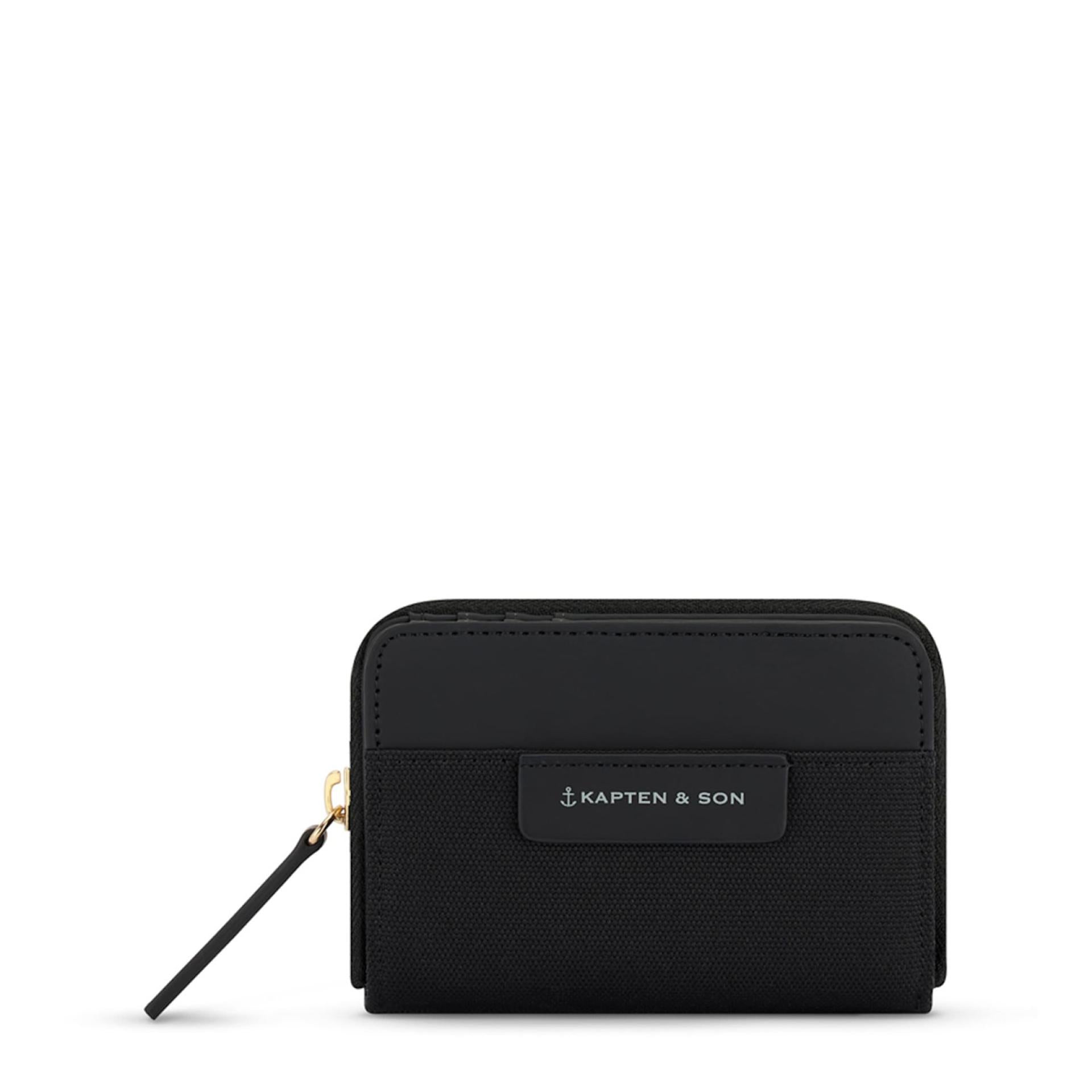 Kapten and Son BERGEN PRO WALLET SMALL ALL BLACK