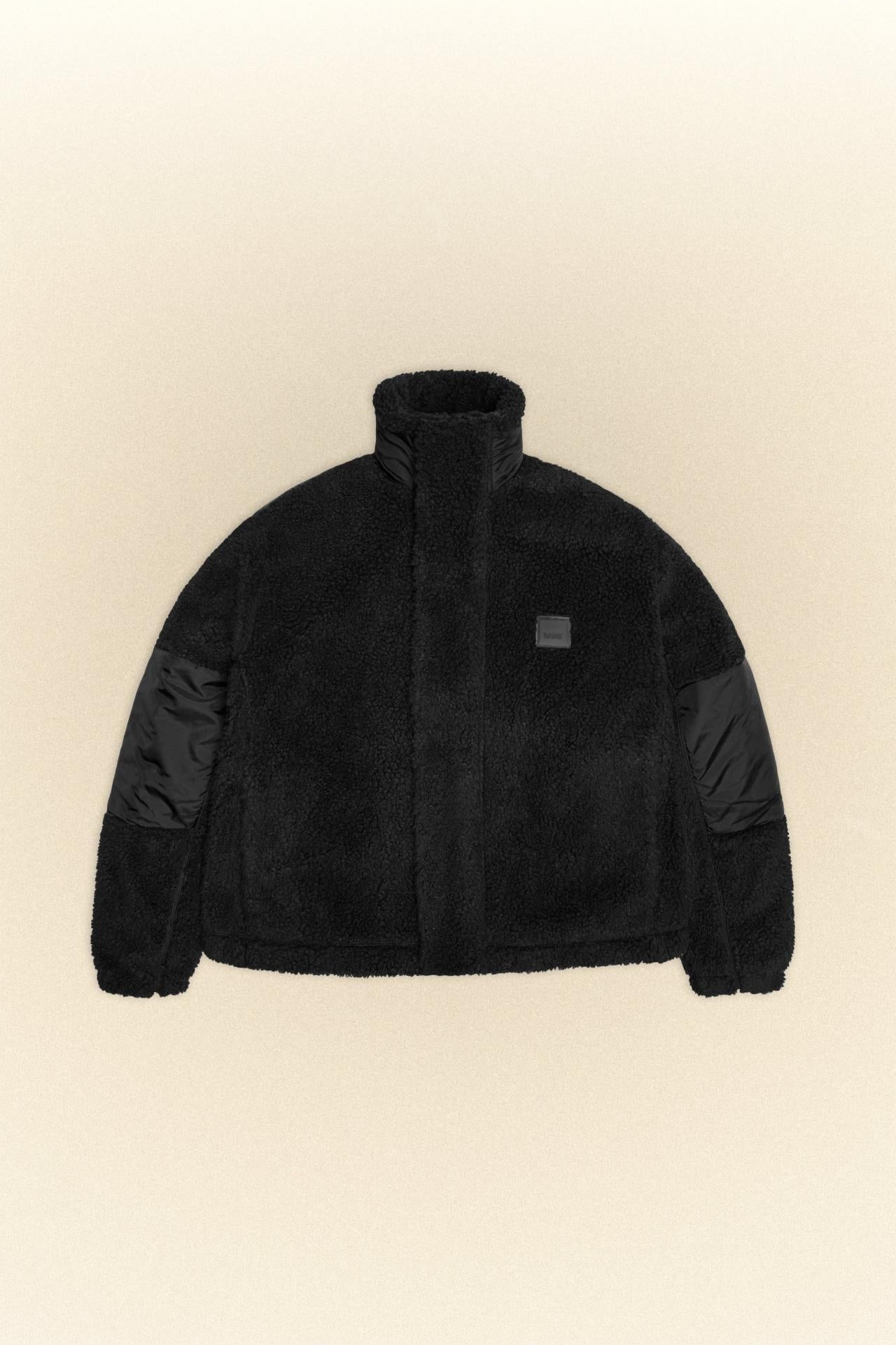 Rains Kofu Fleece Jacket - Größe: L - Variante: Black