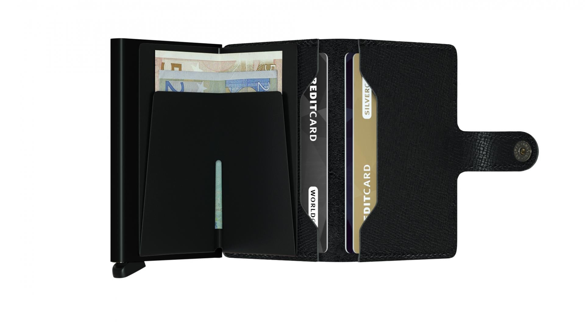 Miniwallet - Farbe: Crisple Black