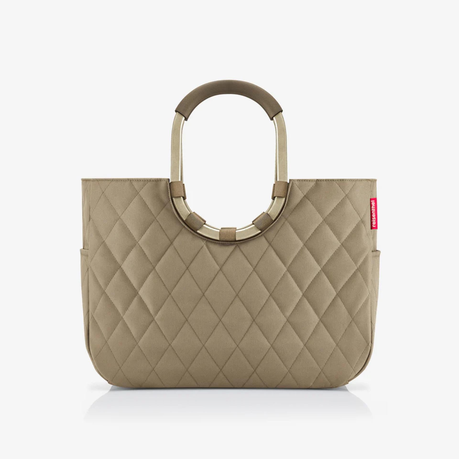 Reisenthel loopshopper L frame rhombus olive