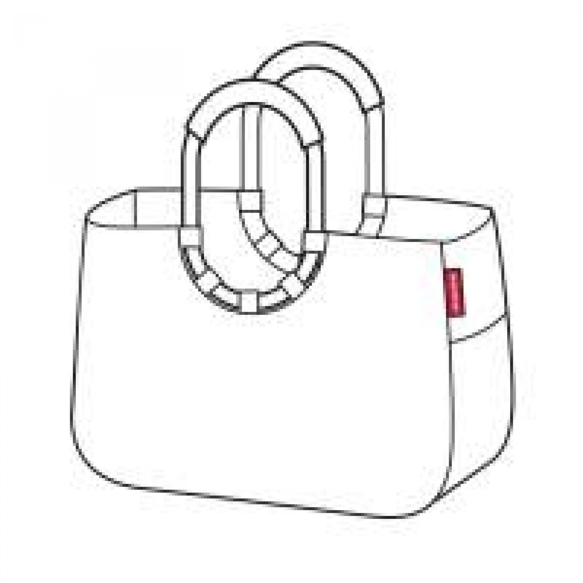 reisenthel Umhängetasche loopshopper L herringbone sand beige