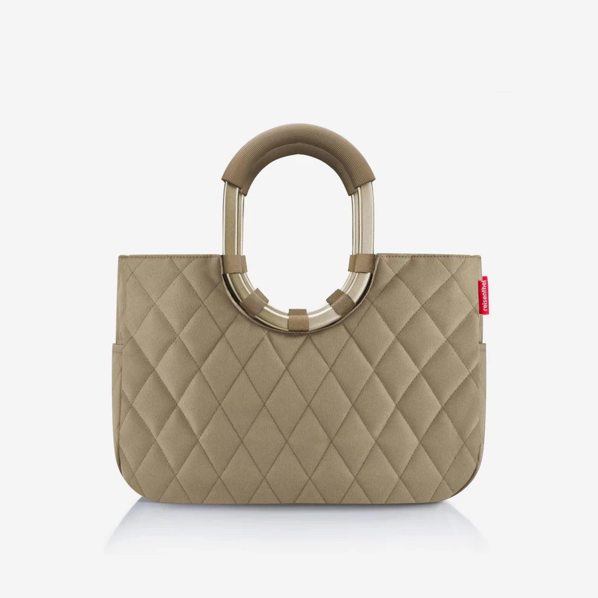 Reisenthel loopshopper M frame rhombus olive