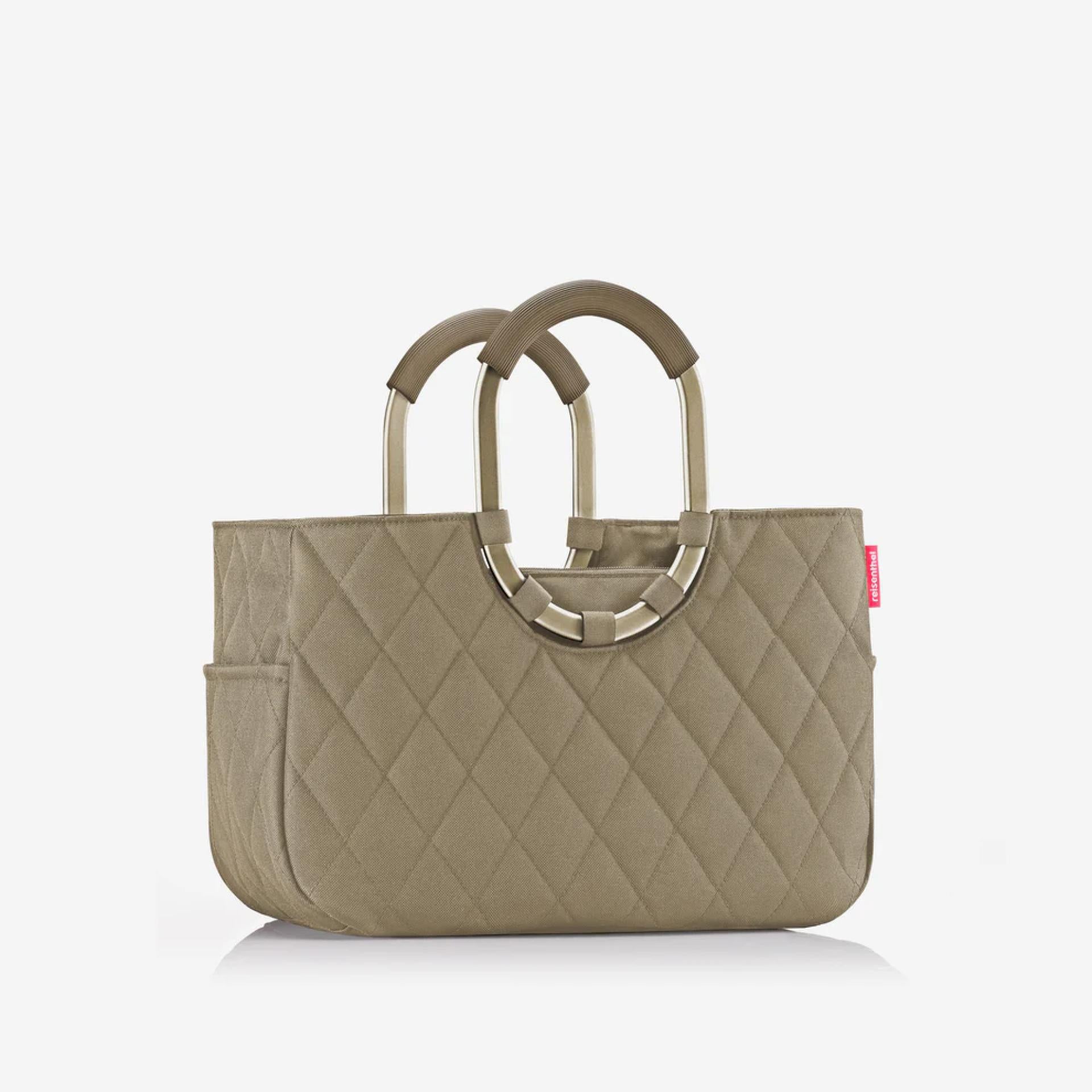 Reisenthel loopshopper M frame rhombus olive