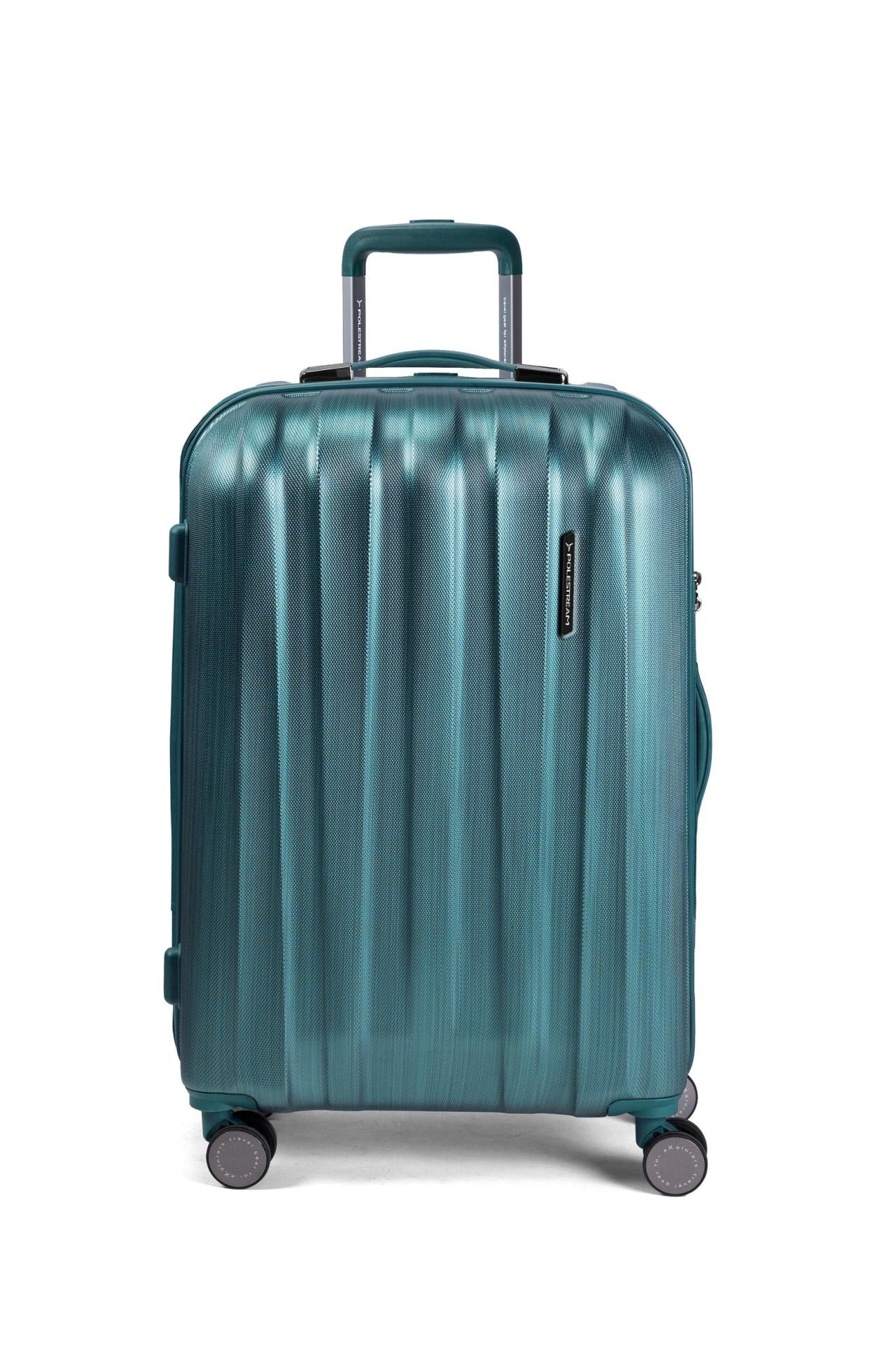 POLESTREAM Moonrock Hartschalen Trolley 100% Polycarbonat deepsea green brushed groß 78 cm
