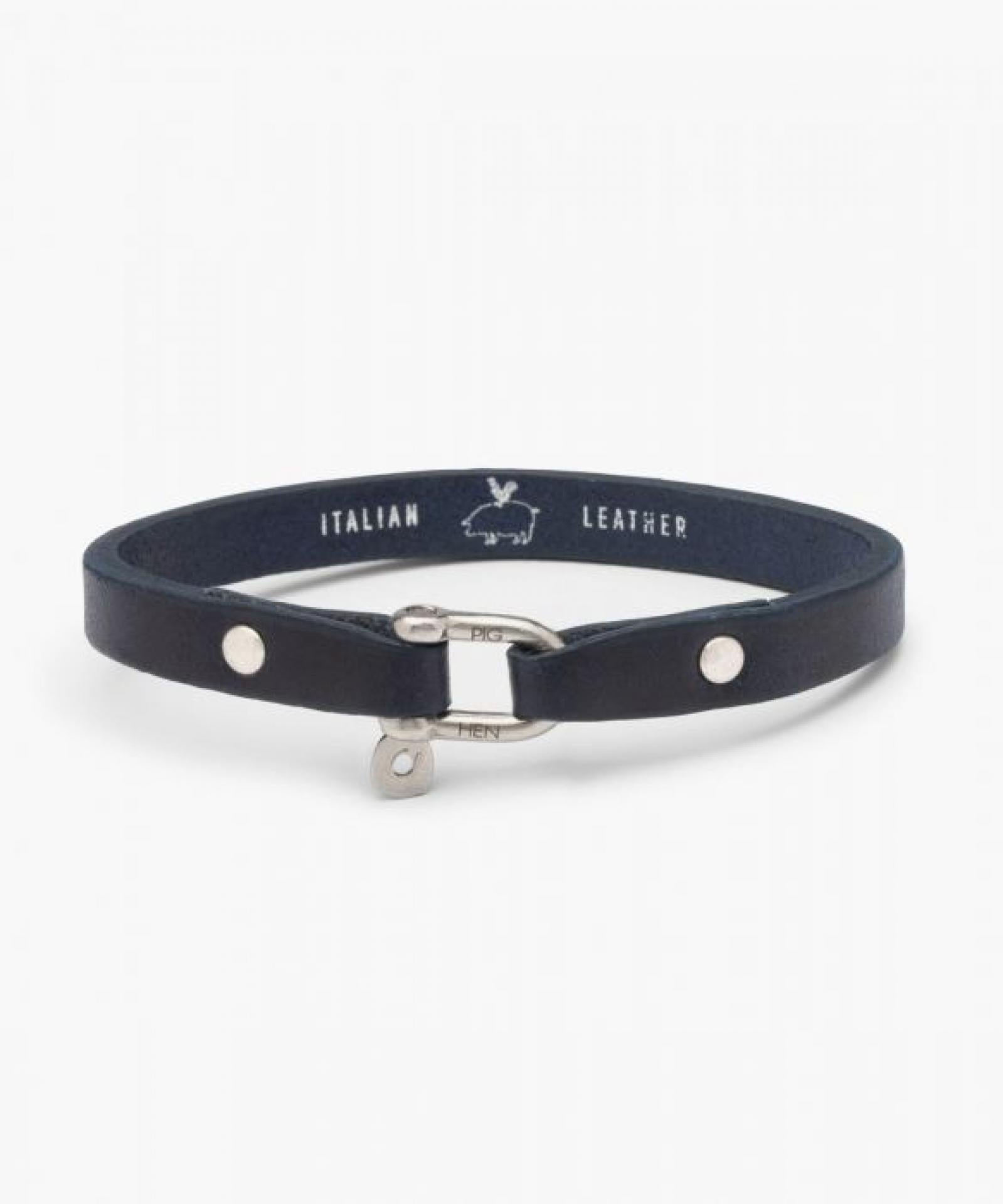 Pig&Hen Vicious Vik Leather Navy/Silver M