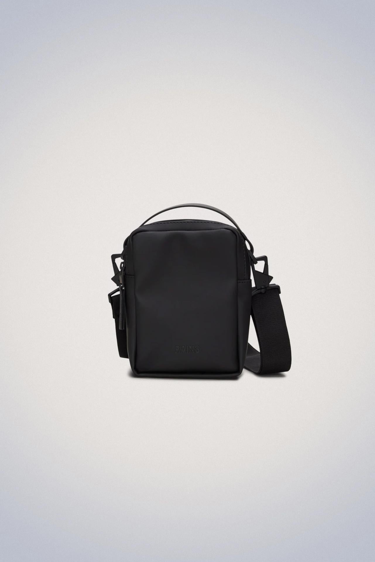 Rains Crossbody Reporter Box Bag W3 Black